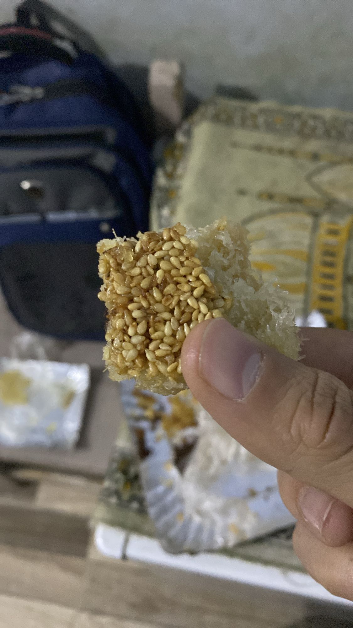 حلوى السمسم بالعسل