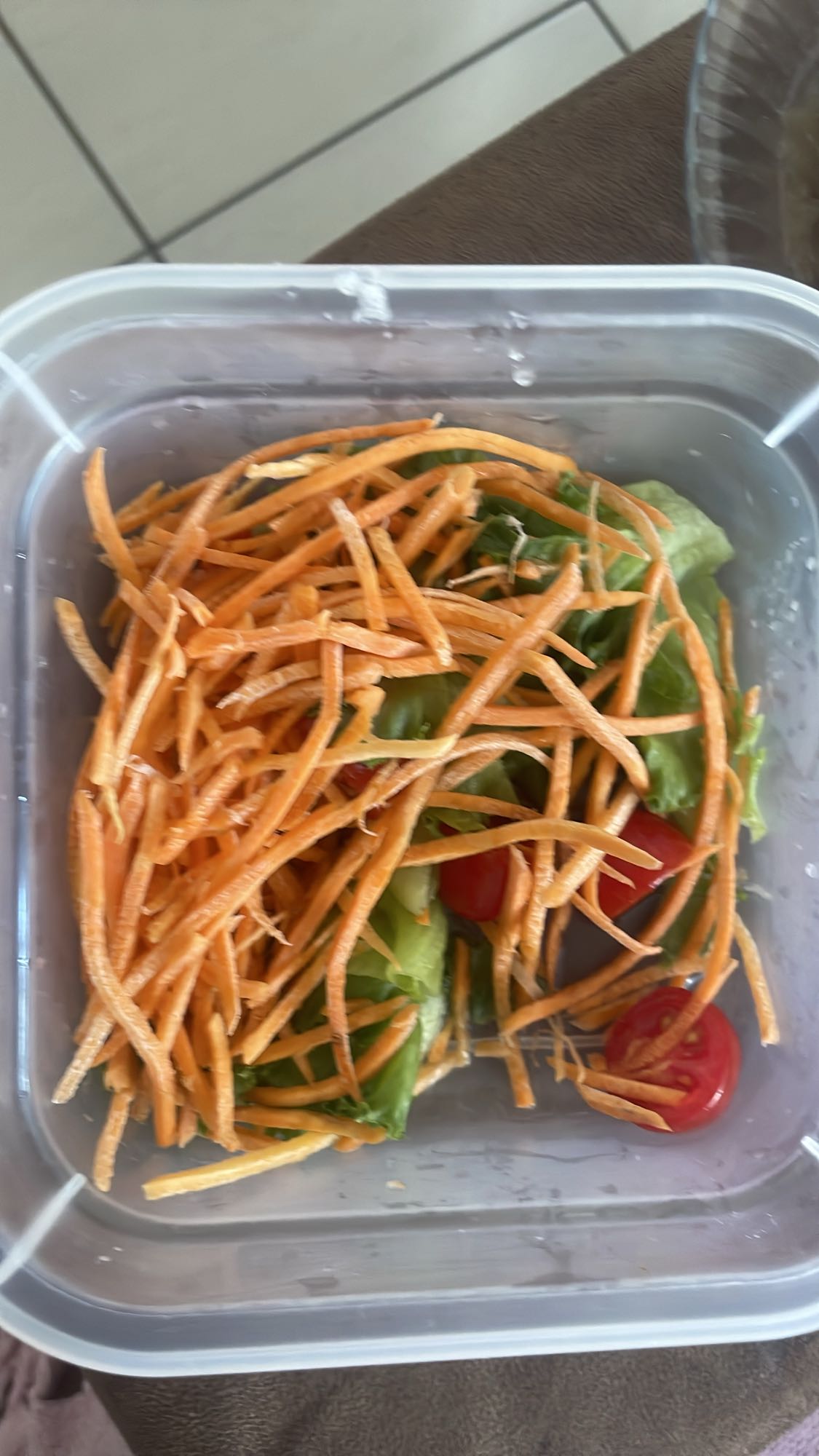 Salada fresca simples