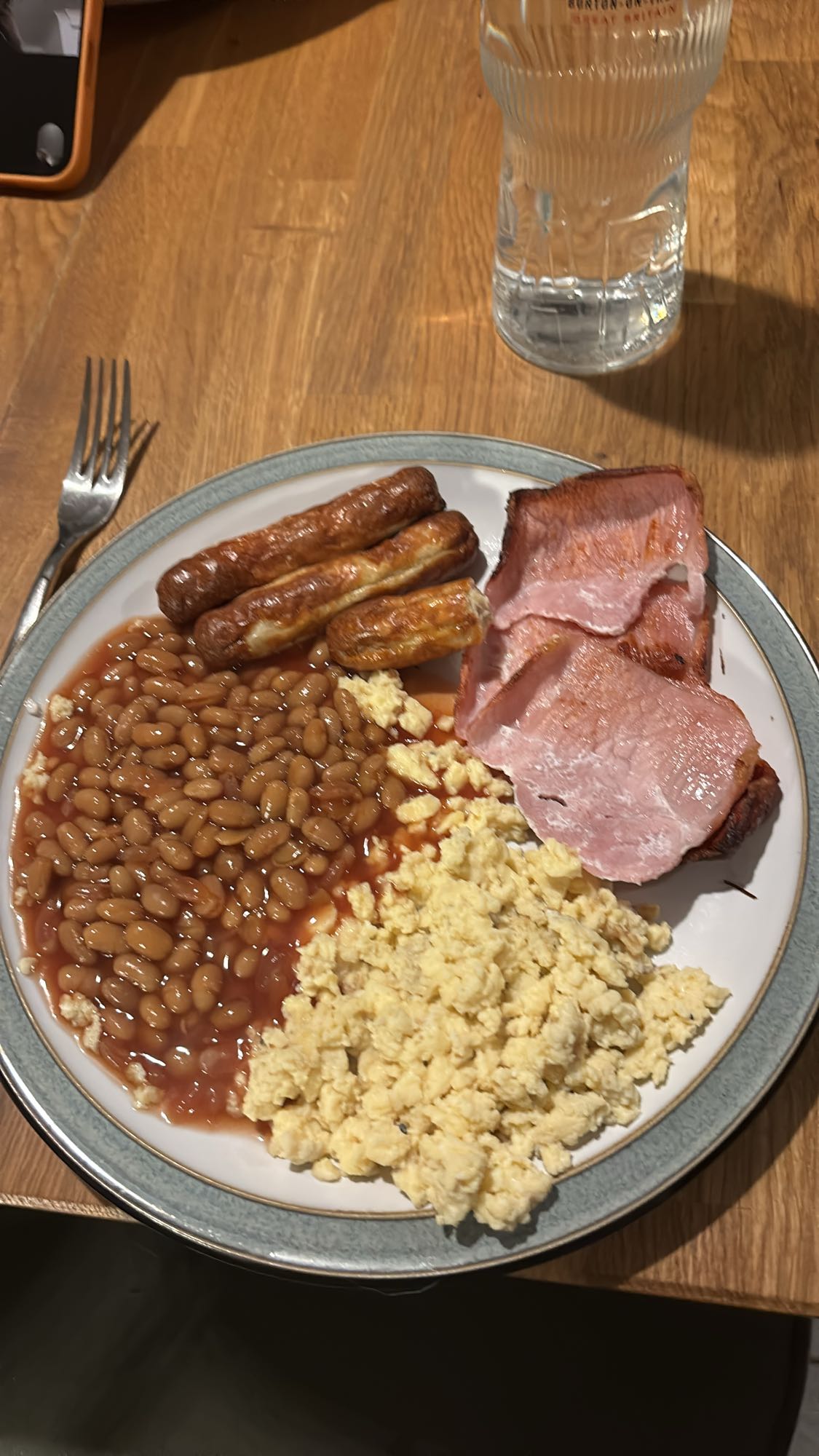 English breakfast plate