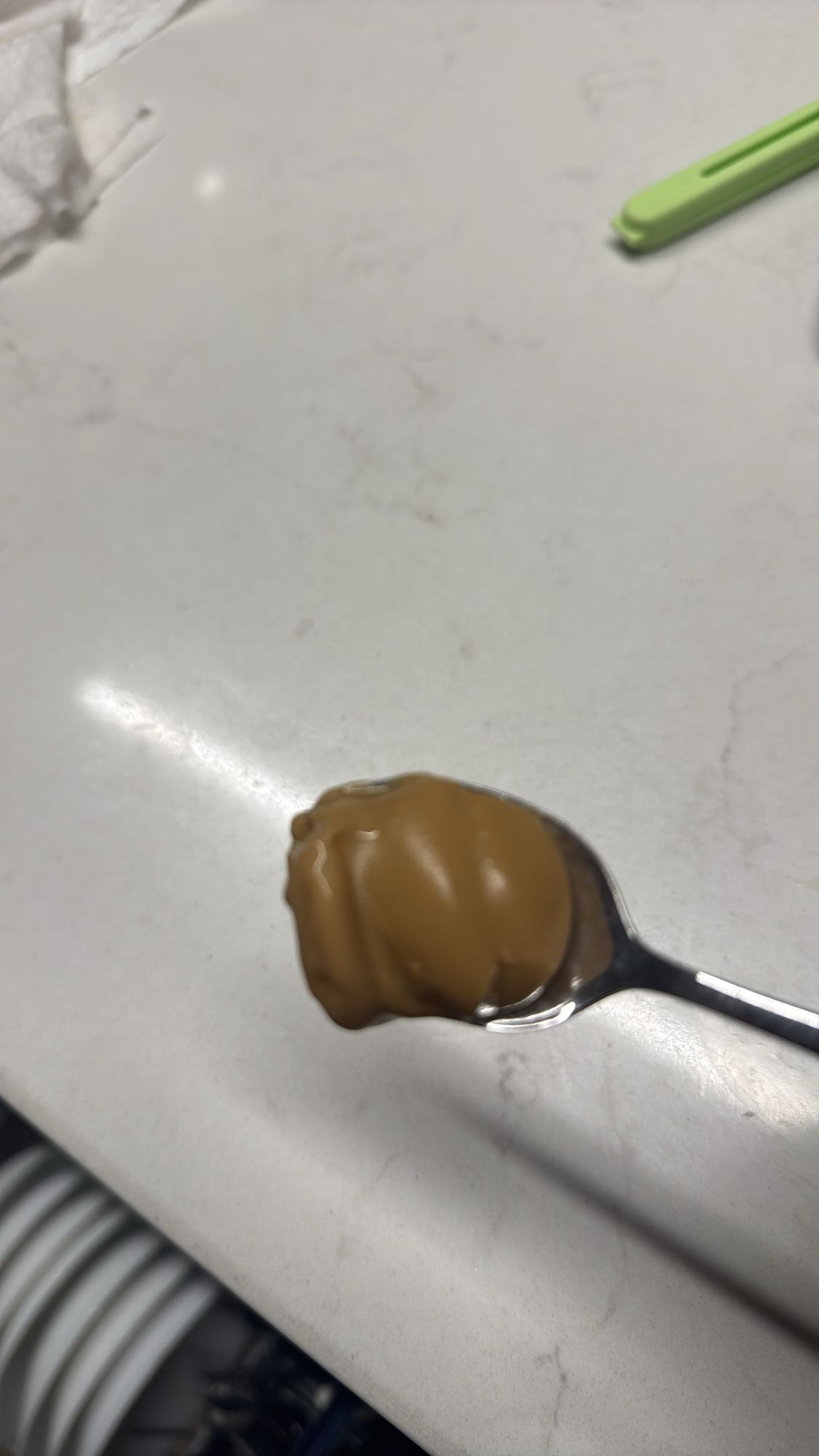 Spoon of Peanut Butter