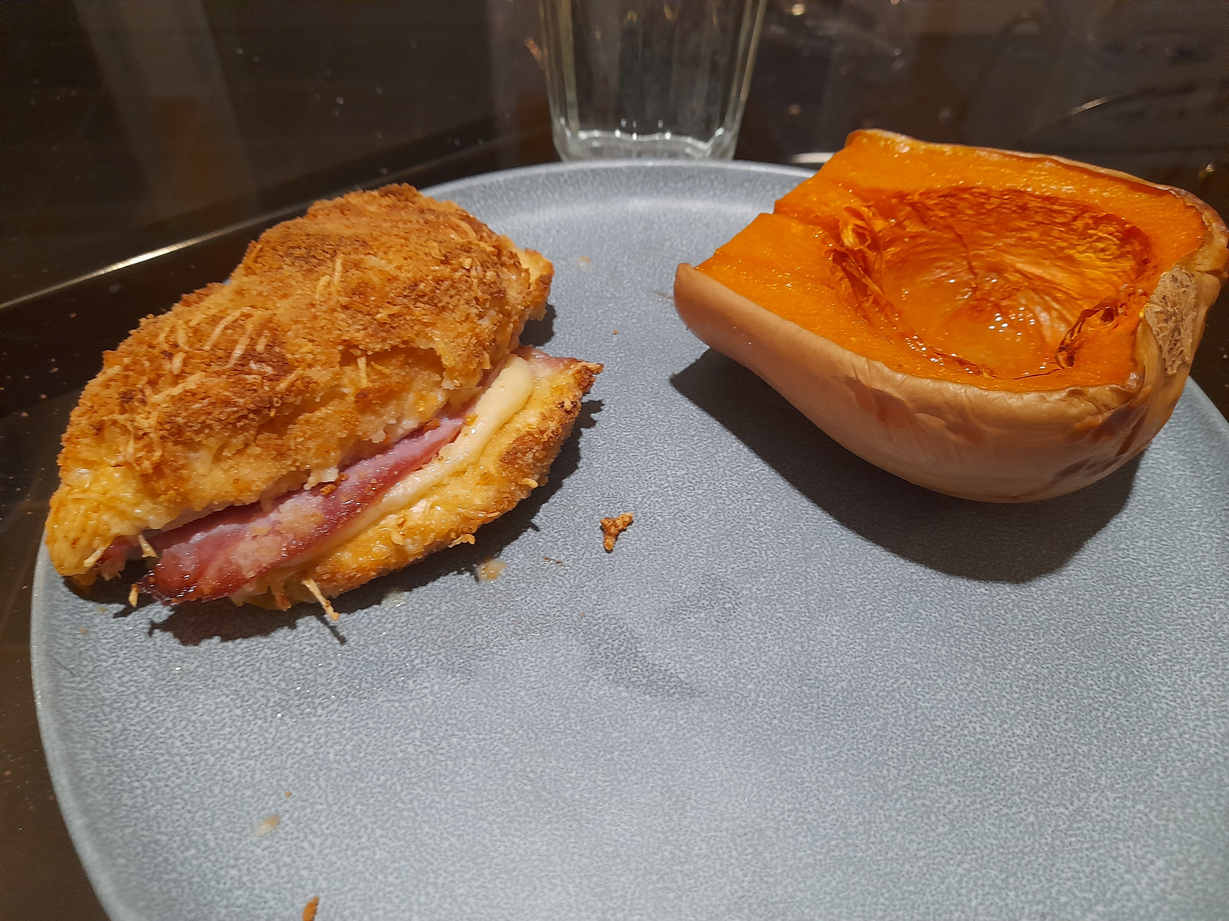 Cordon bleu et courge