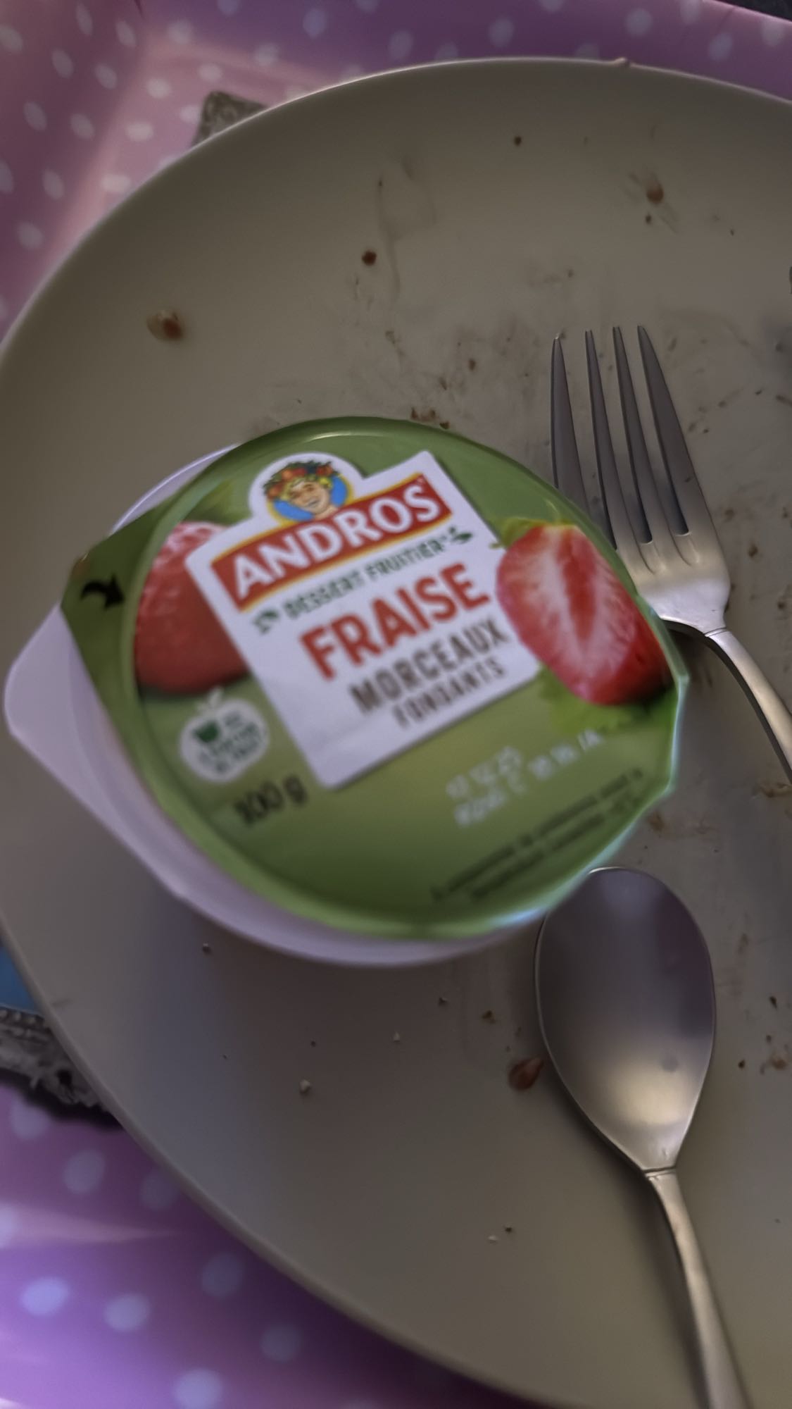 Dessert fraise Andros