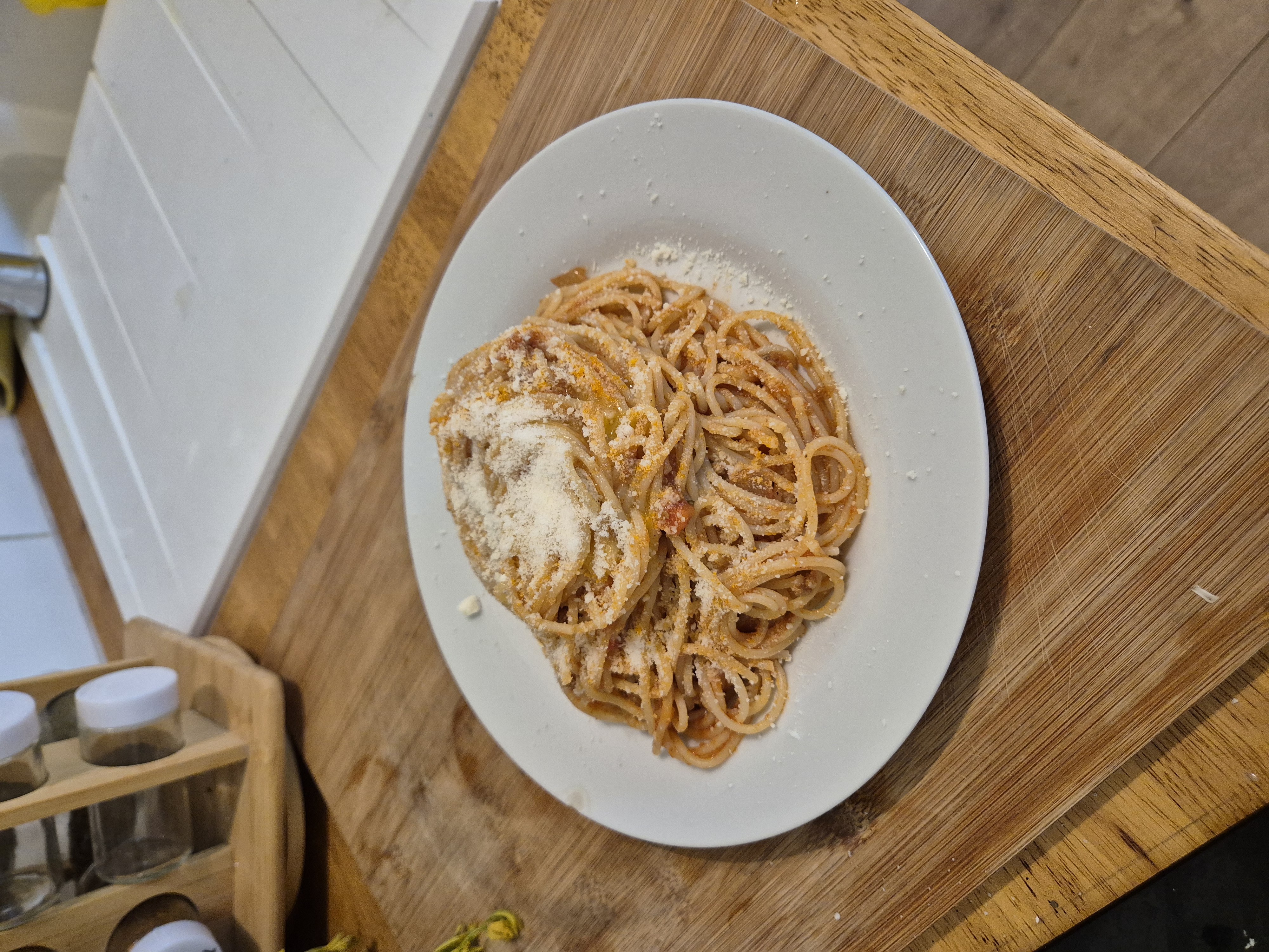 Spaghetti with Cheese