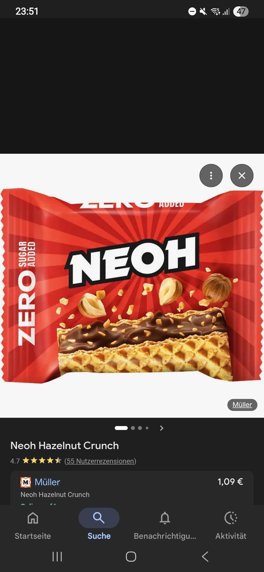 Neoh Haselnuss Riegel