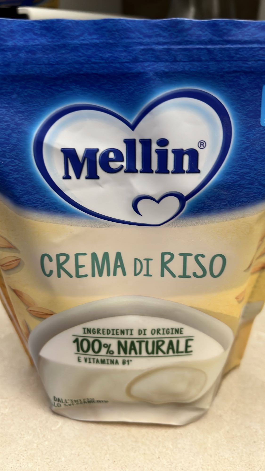 Crema di riso Mellin