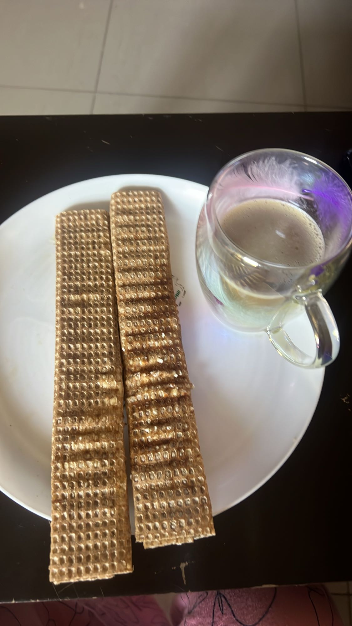 Crispbread and coffee