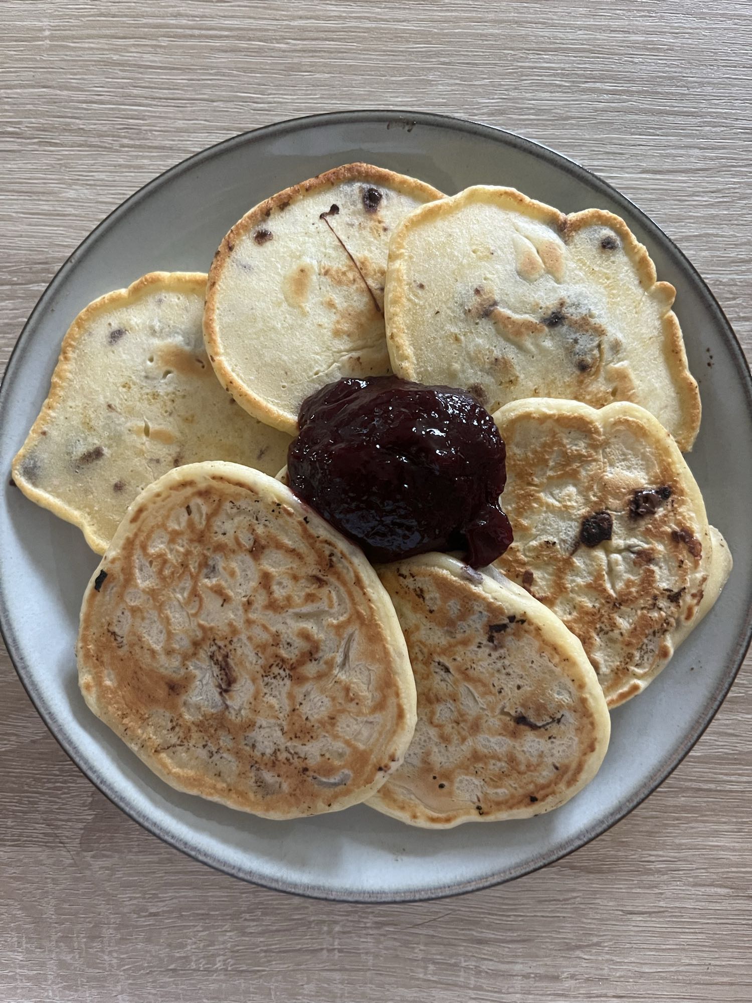 Pannenkoeken met jam