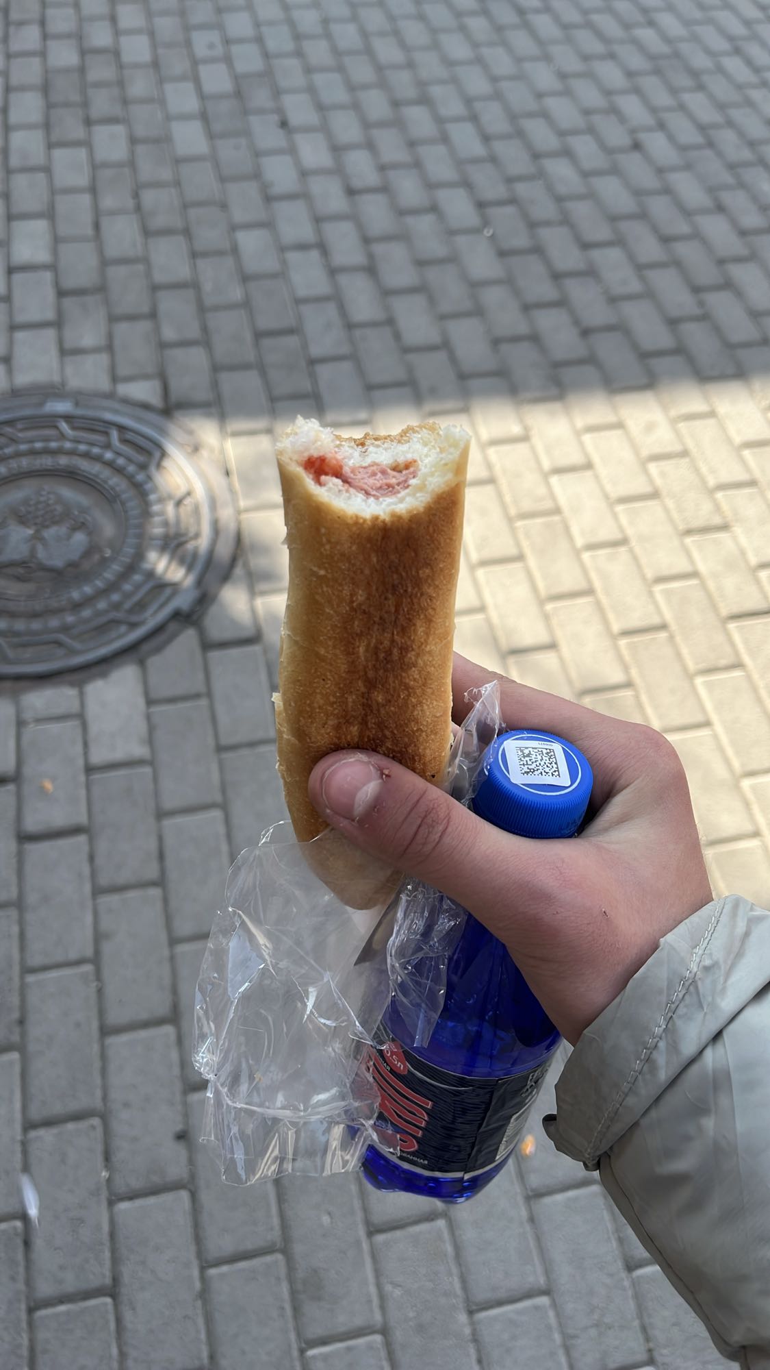 Хот-дог в багете