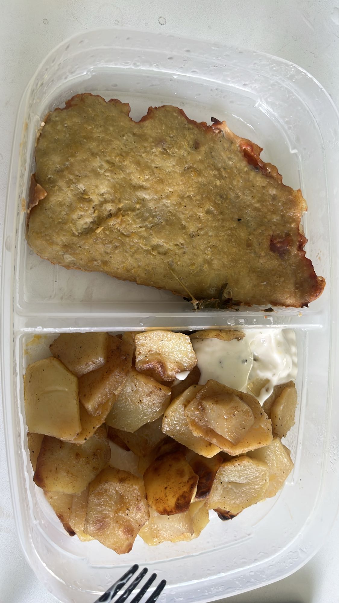 Chiftea cu cartofi la cuptor