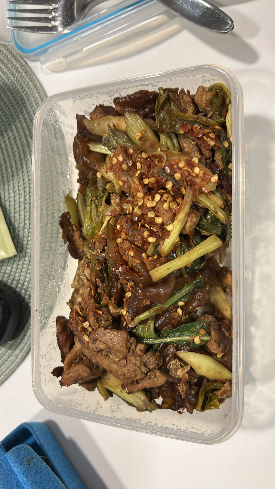 Biff med grønnsaker