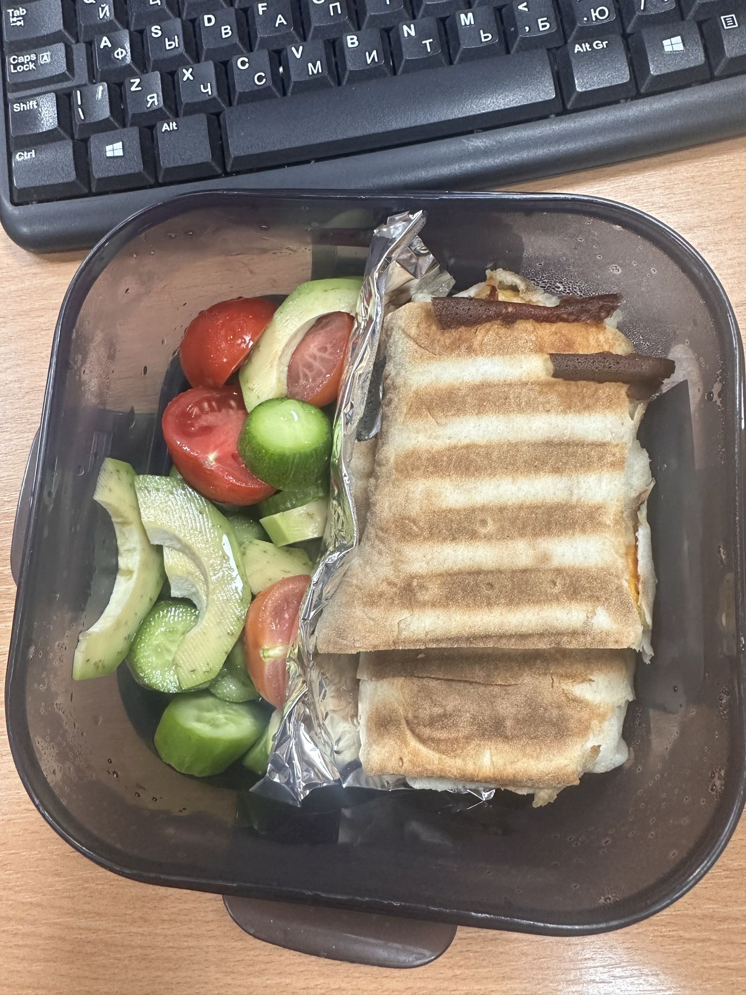 Шаурма с овощами