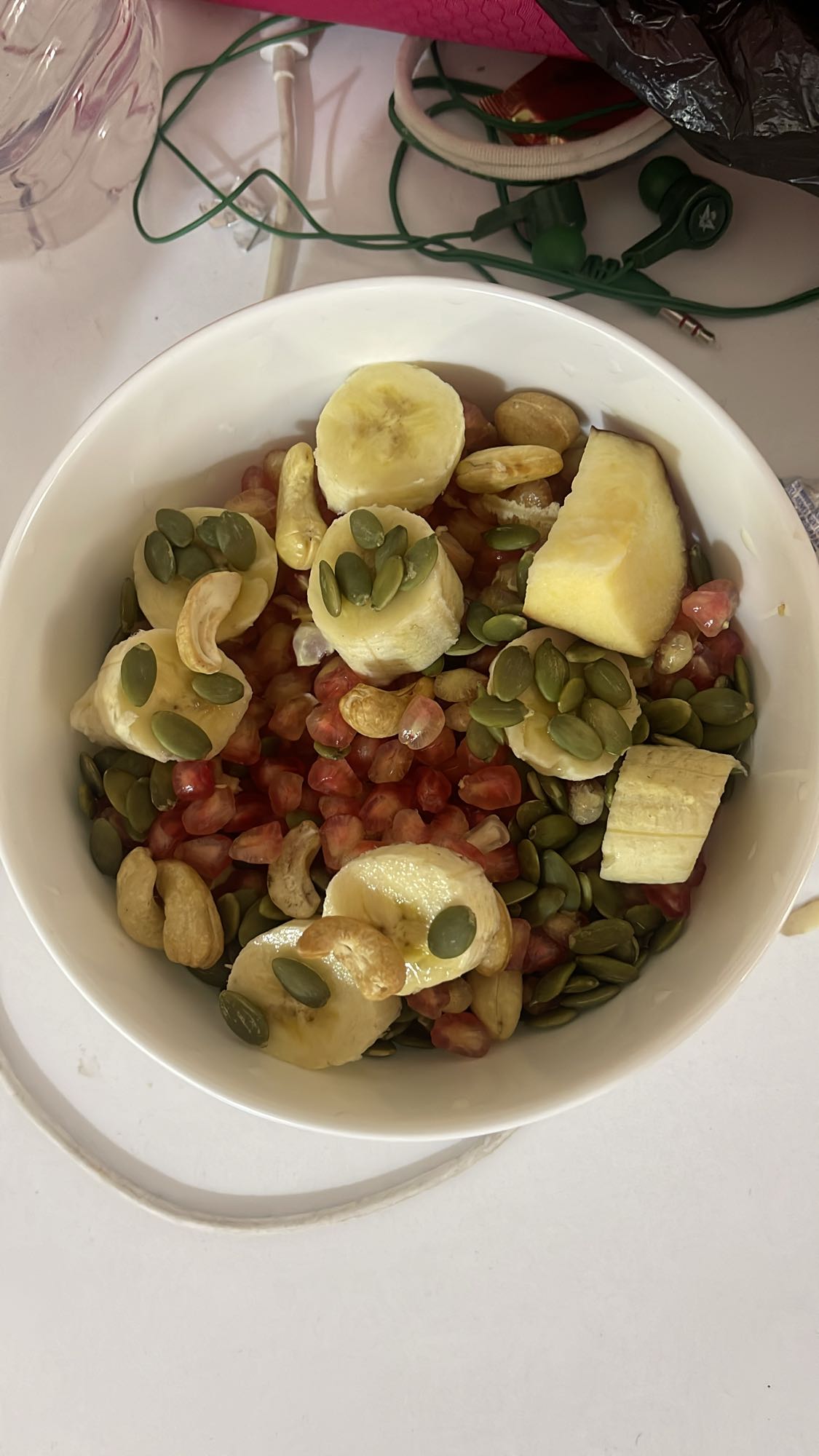 Salade de fruits et graines