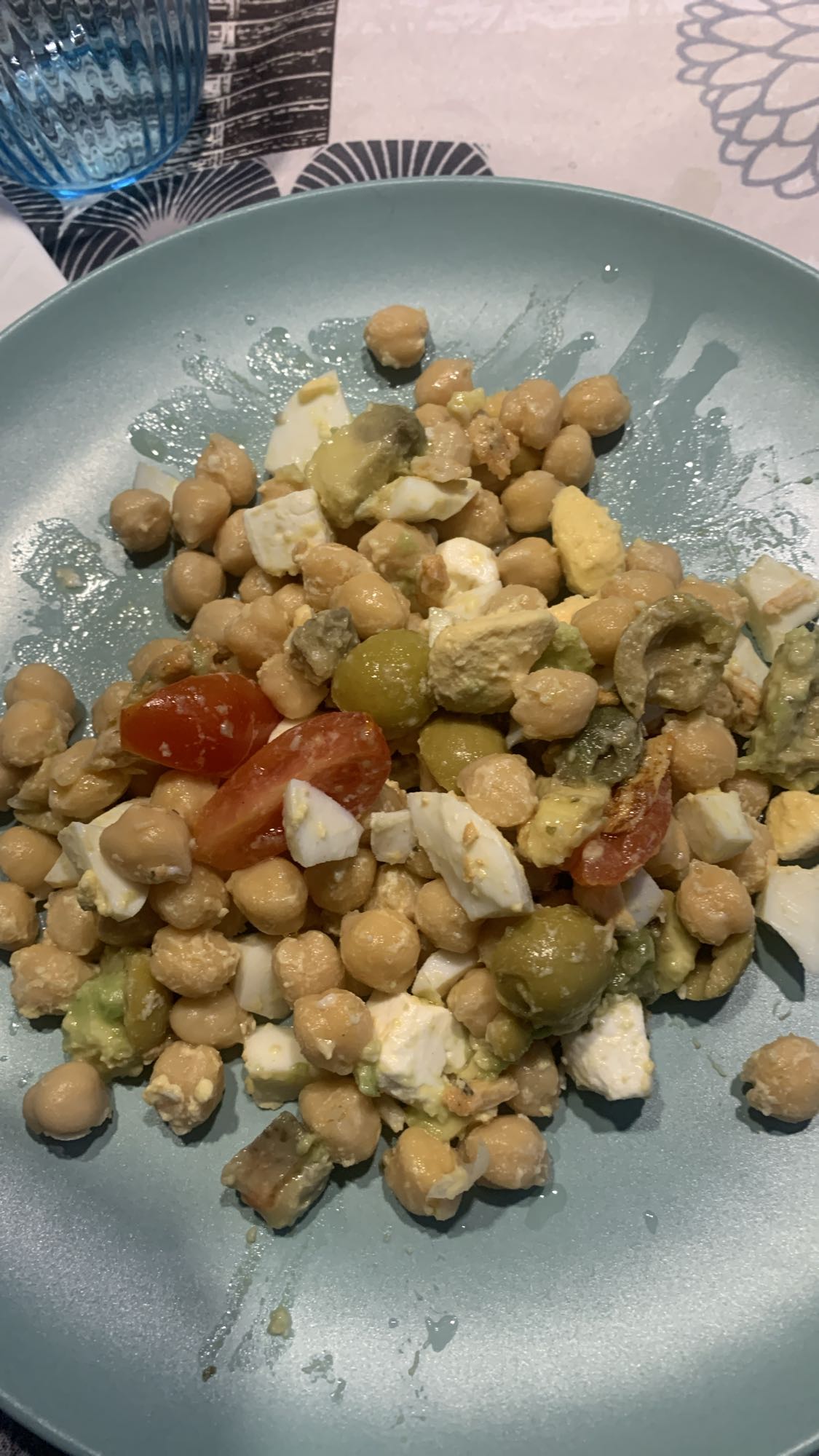 ensalada de garbanzos