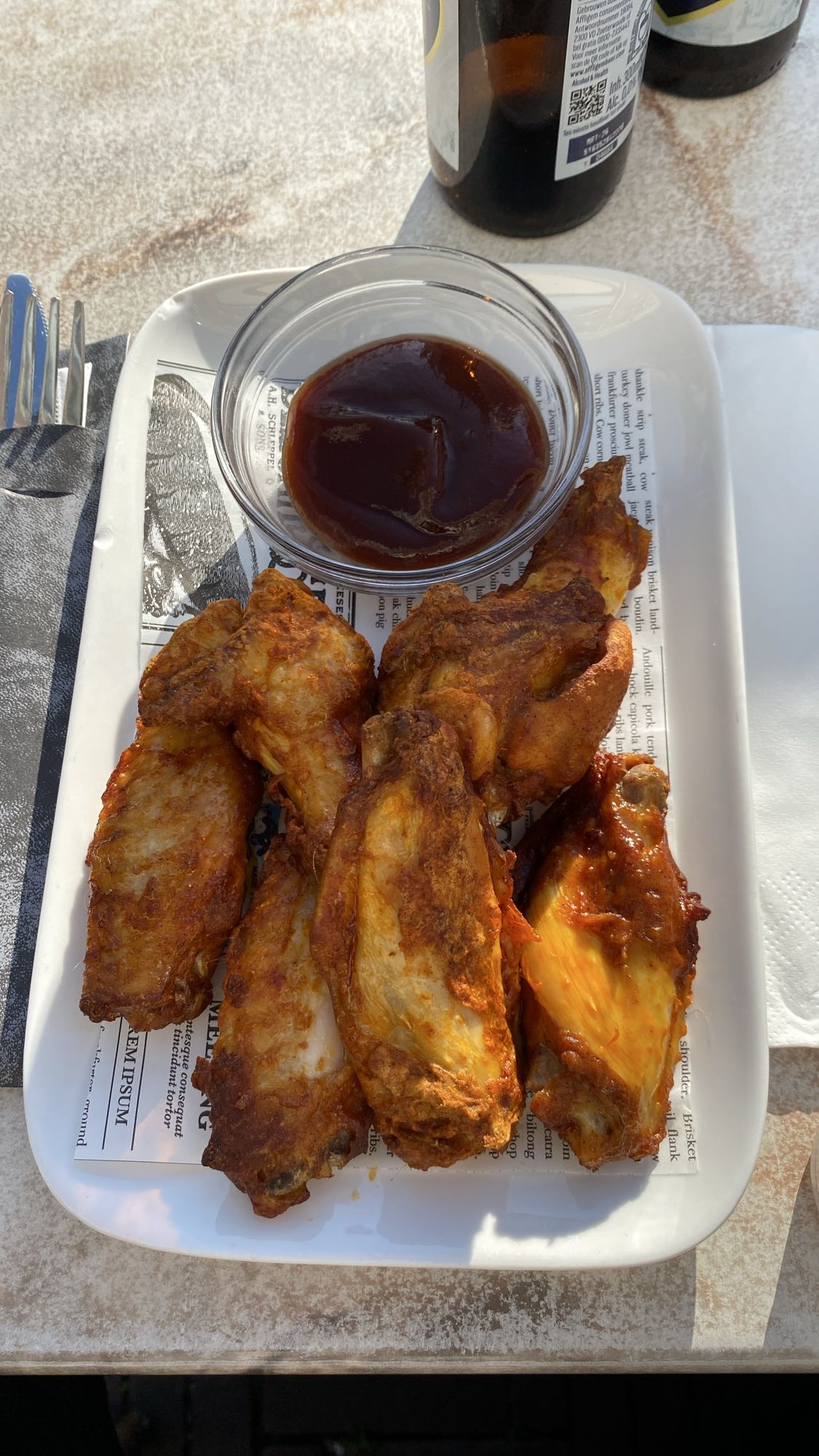 Chicken Wings mit BBQ