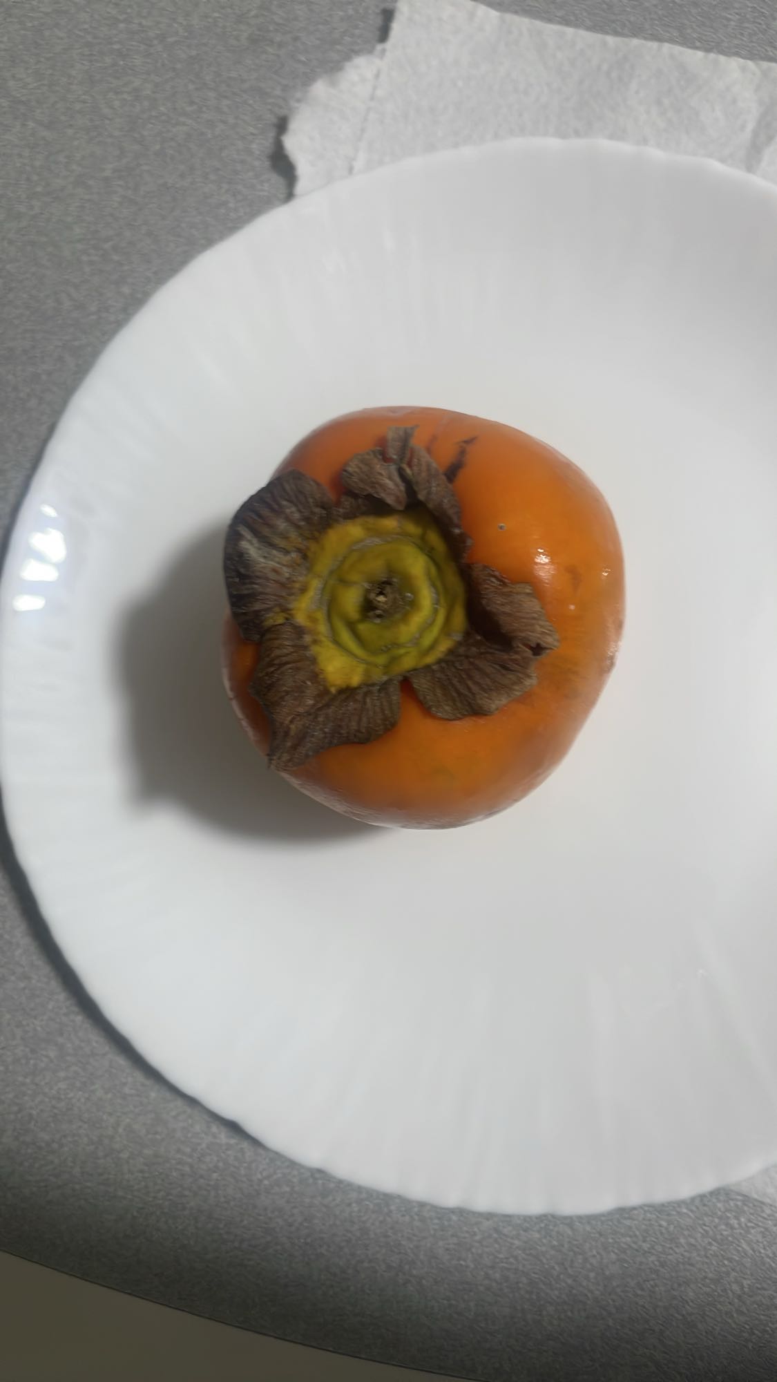 Whole persimmon fruit