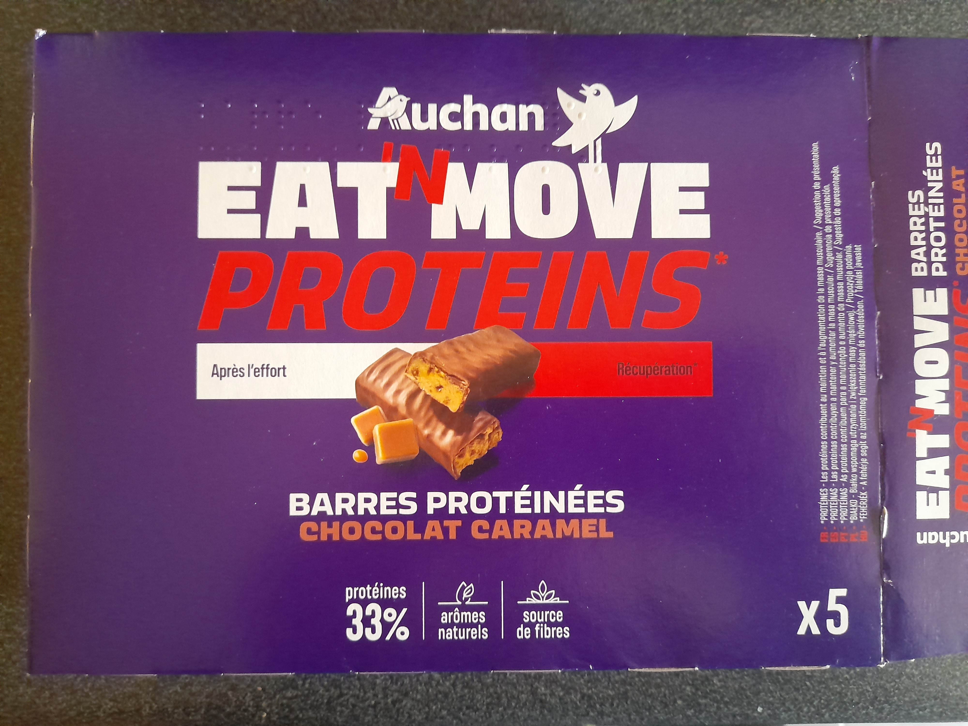 Barre protéinée choco caramel