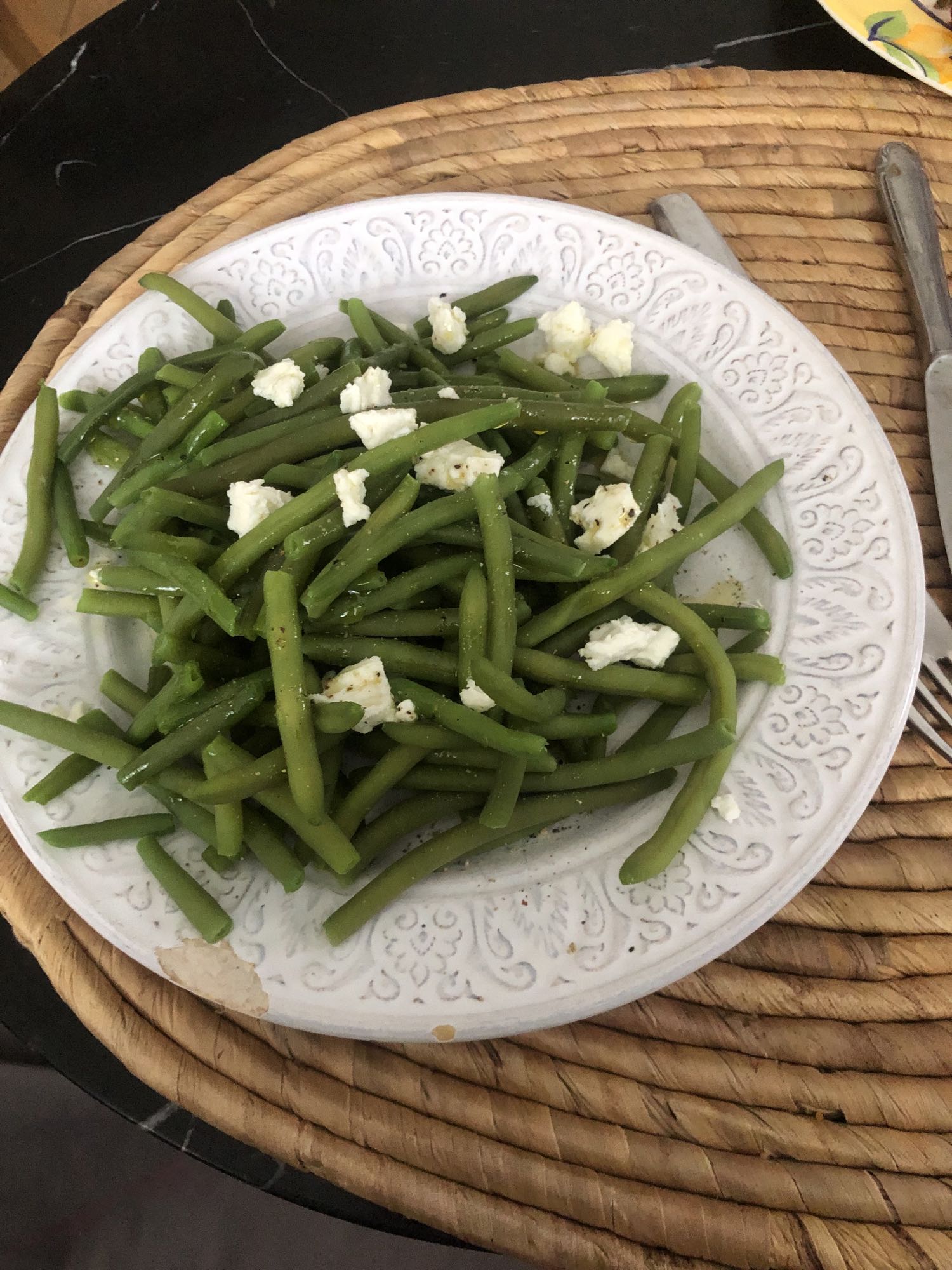 Haricots verts et feta