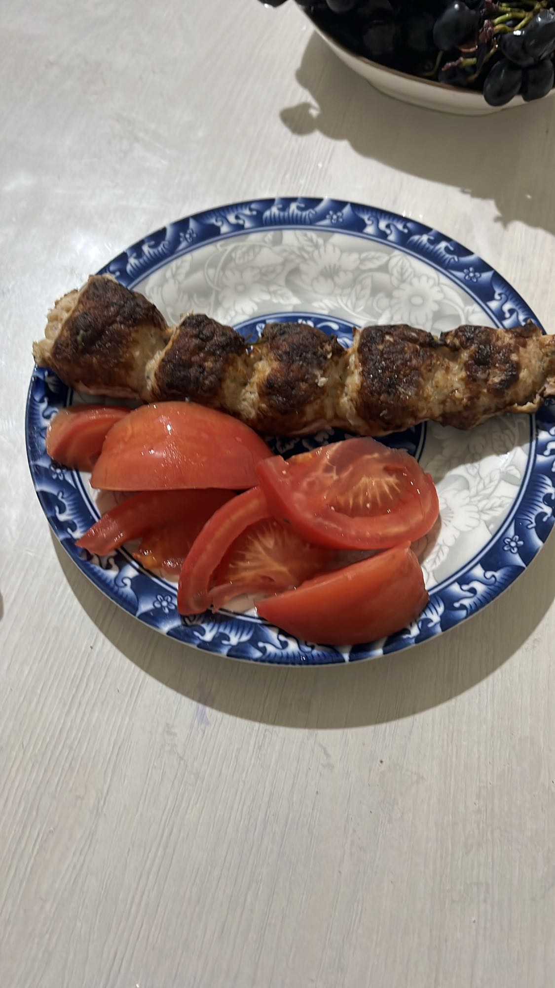 шашлык с помидорами