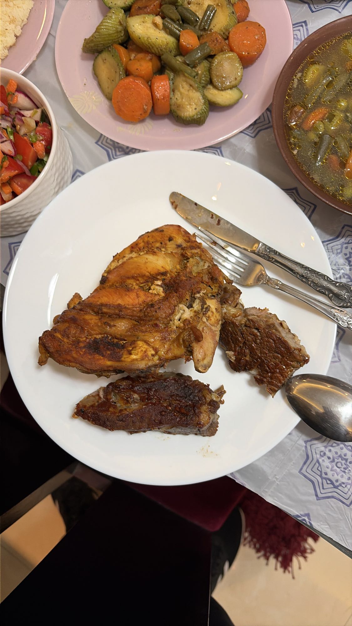 Grilled Chicken & Beef