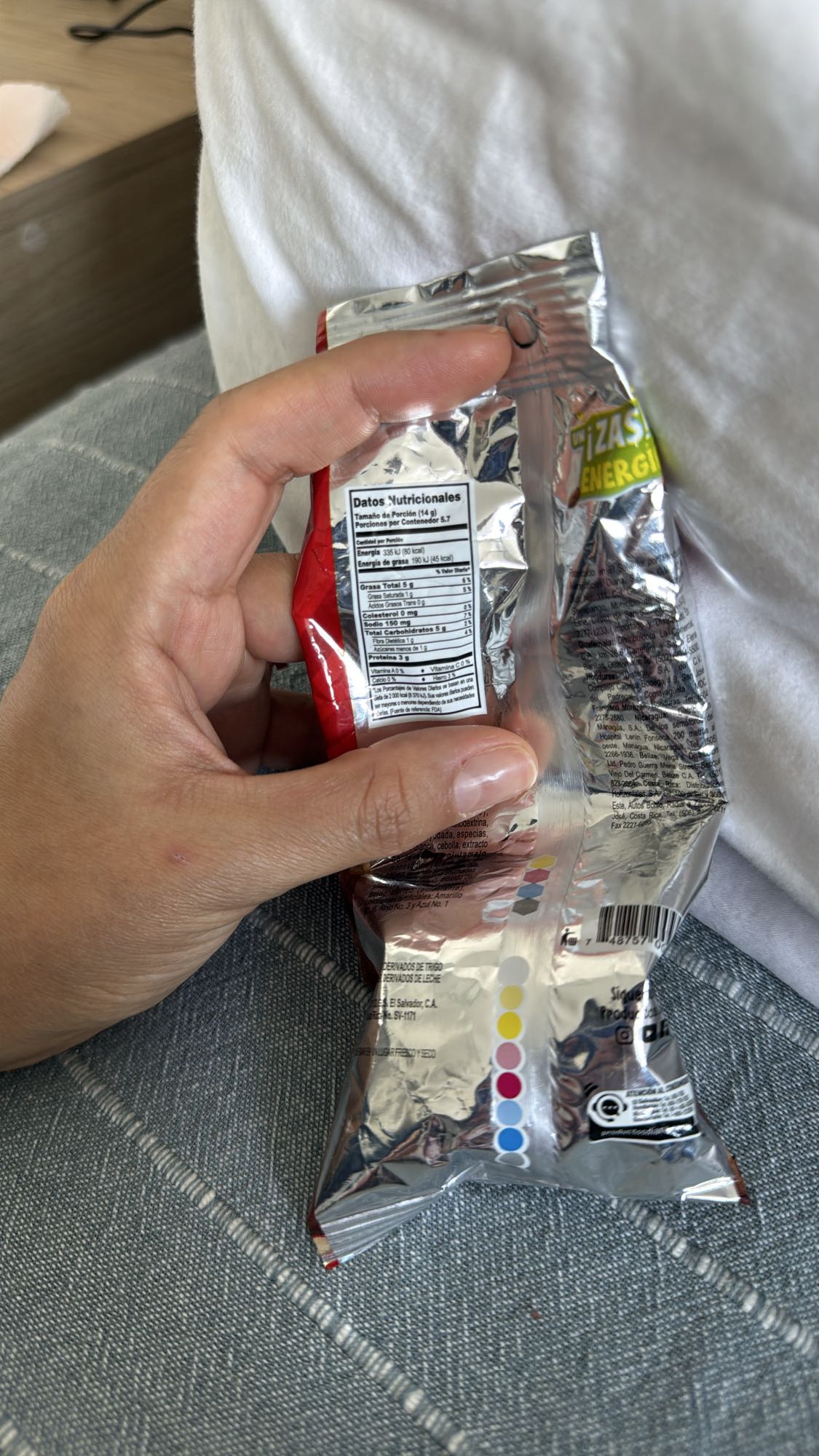 botana de trigo frita