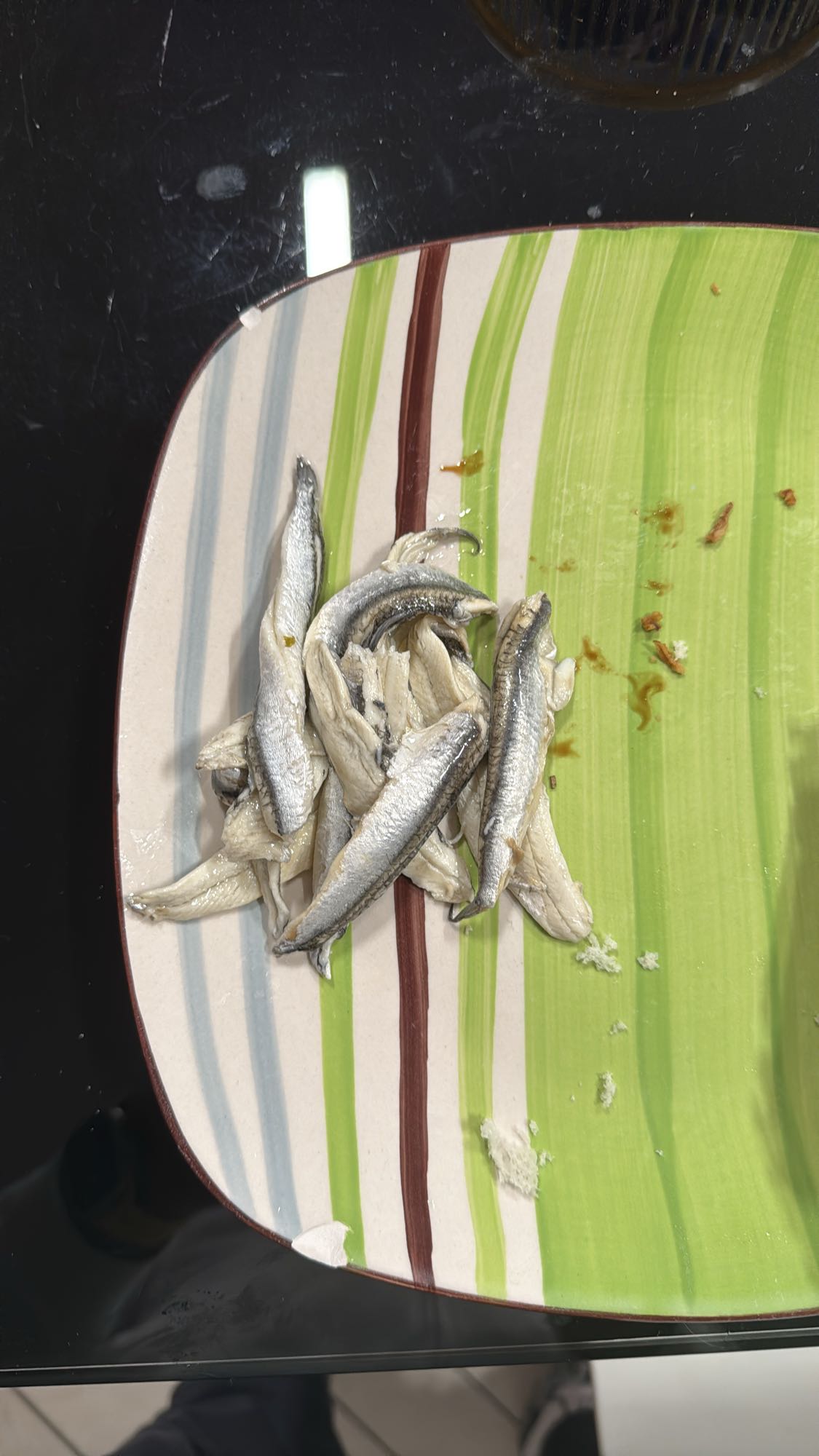 Pescado pequeño hervido