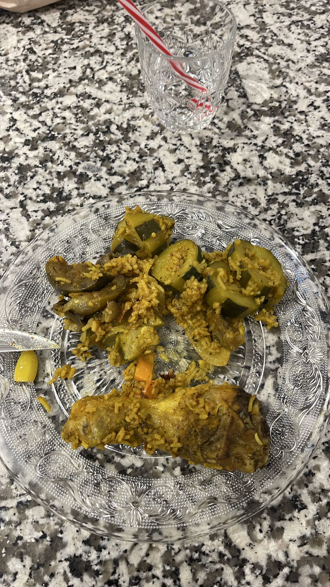 Poulet légumes et riz