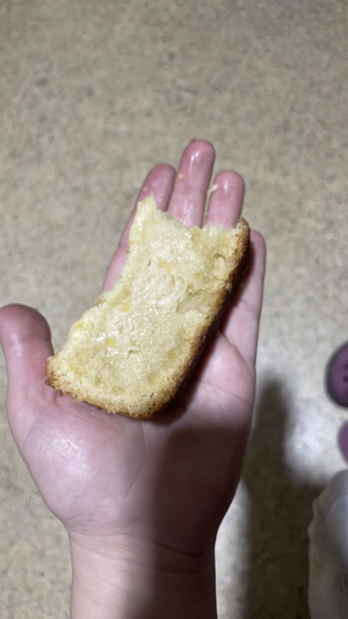 rebanada de pan dulce