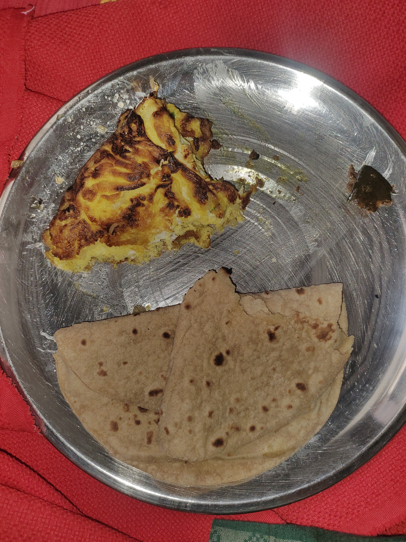 Omelette with chapati