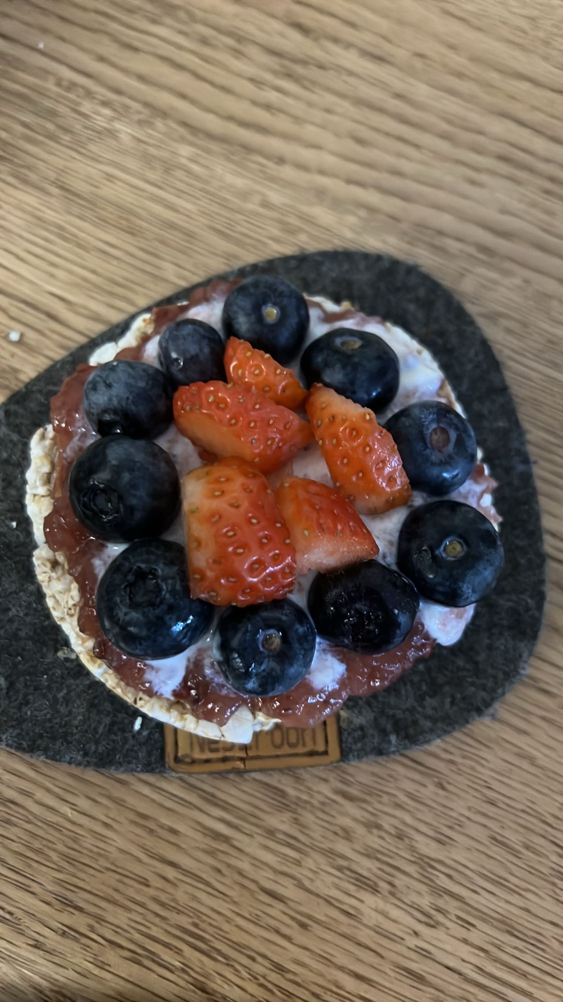 Rice Cake with Berries