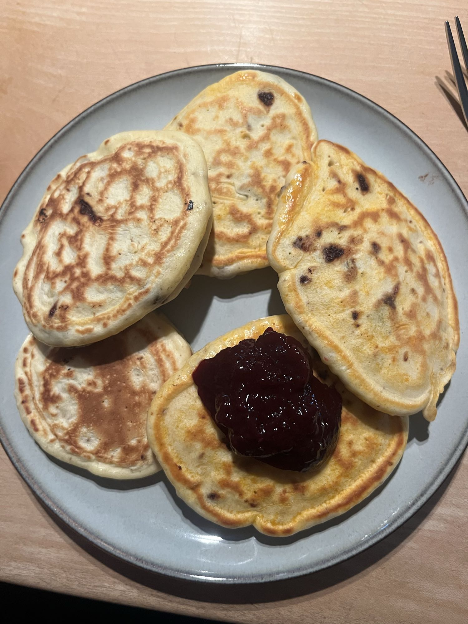 Pannenkoeken met jam