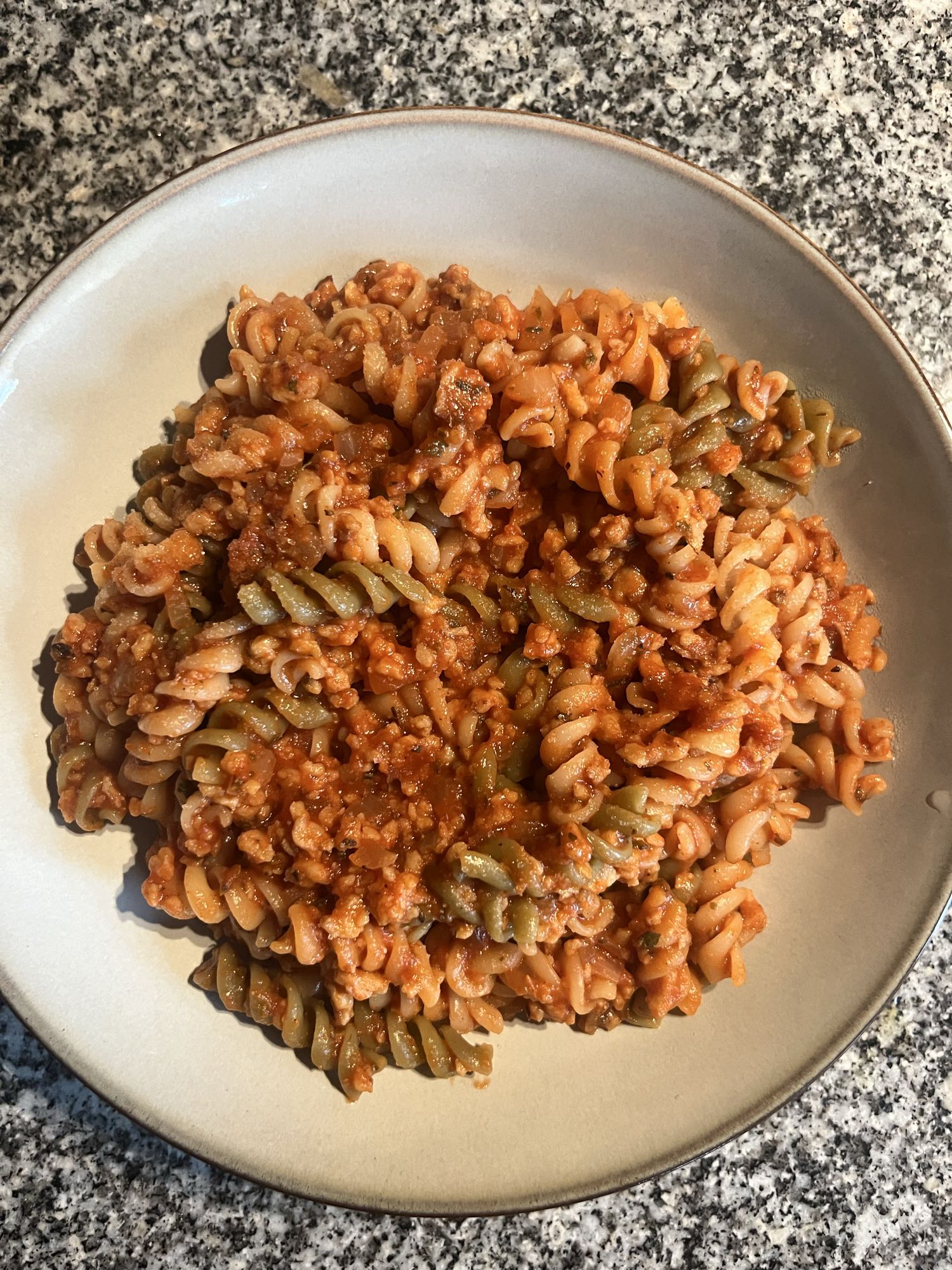 Fusilli met tomatensaus