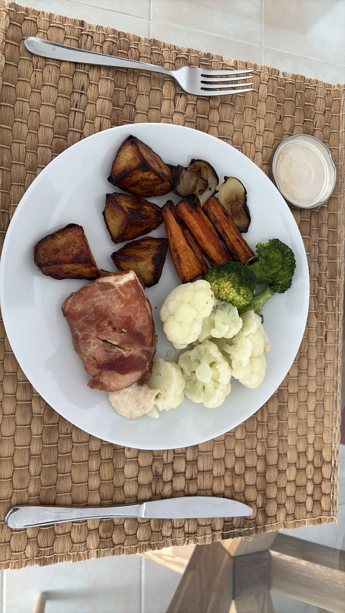 Roast Veg & Ham Plate