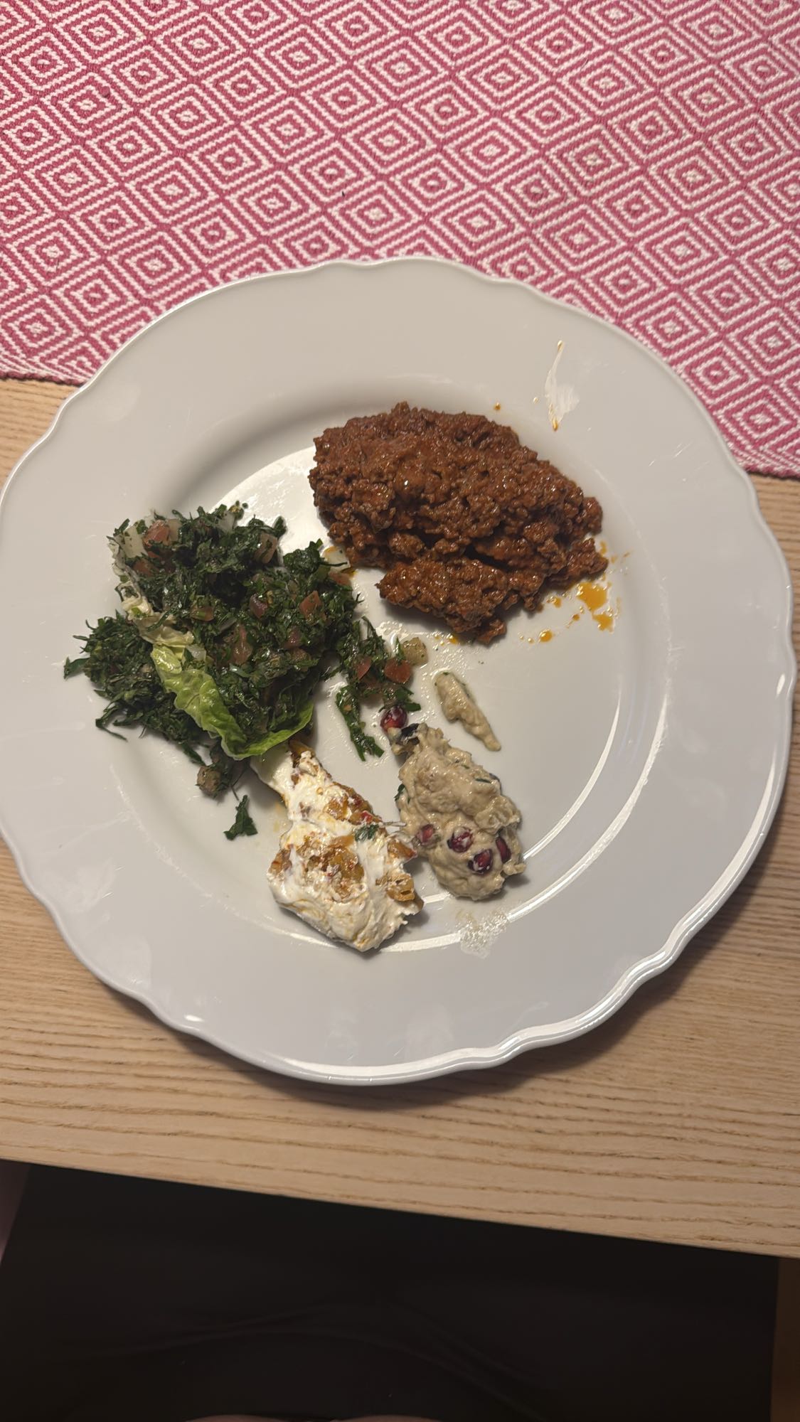 Mellanöstern tallrik