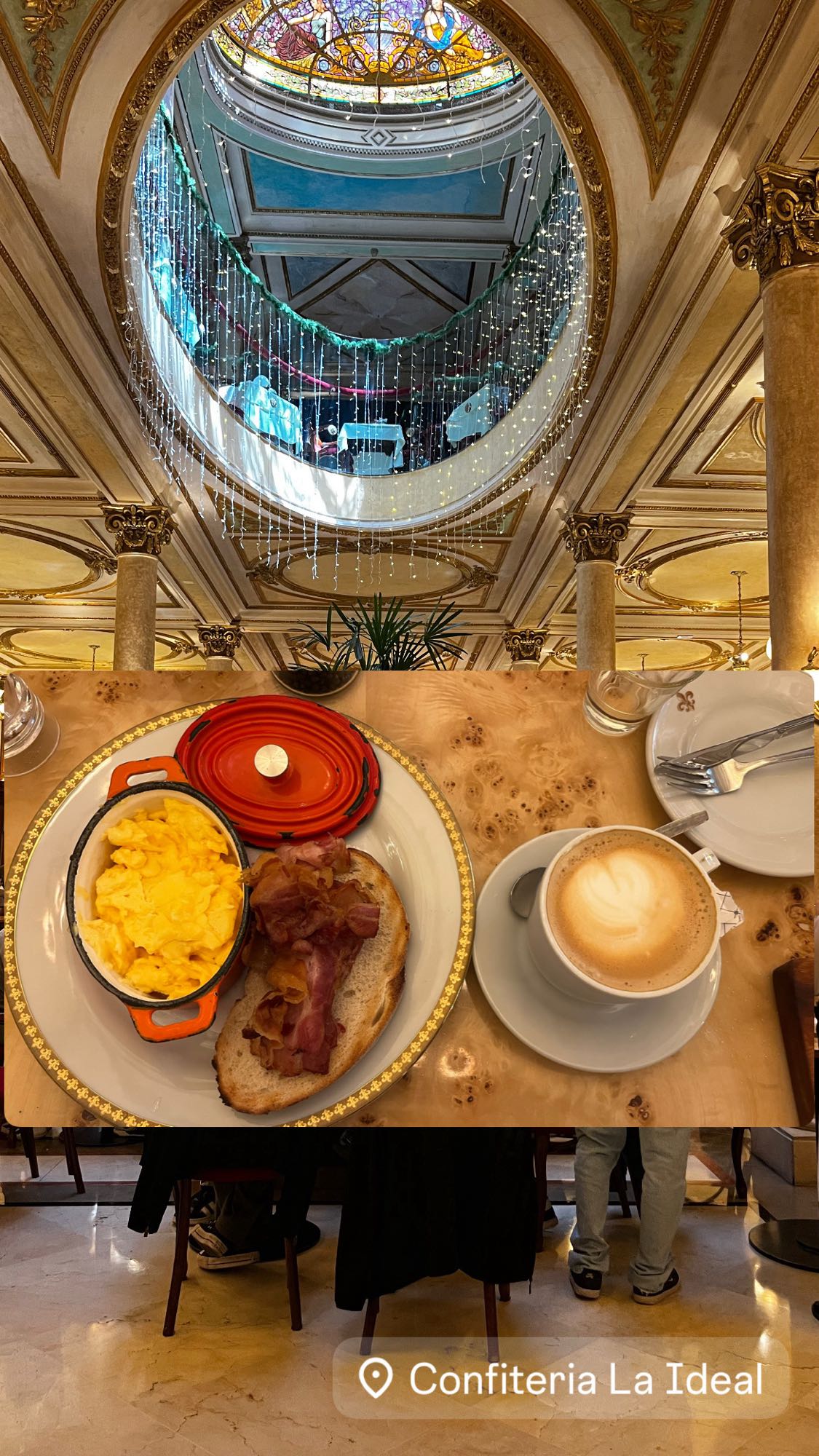 Desayuno clásico café