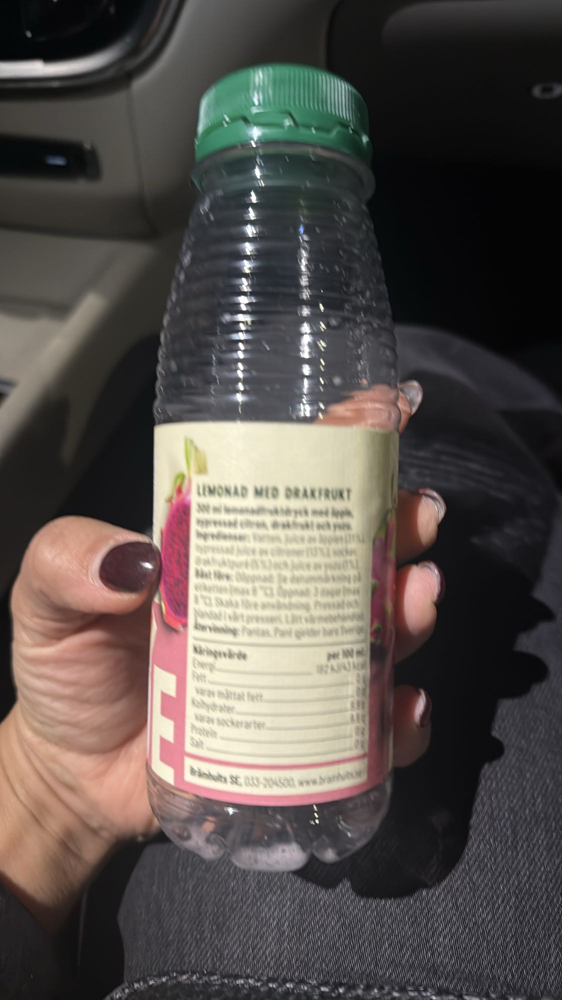 Lemonad med drakfrukt