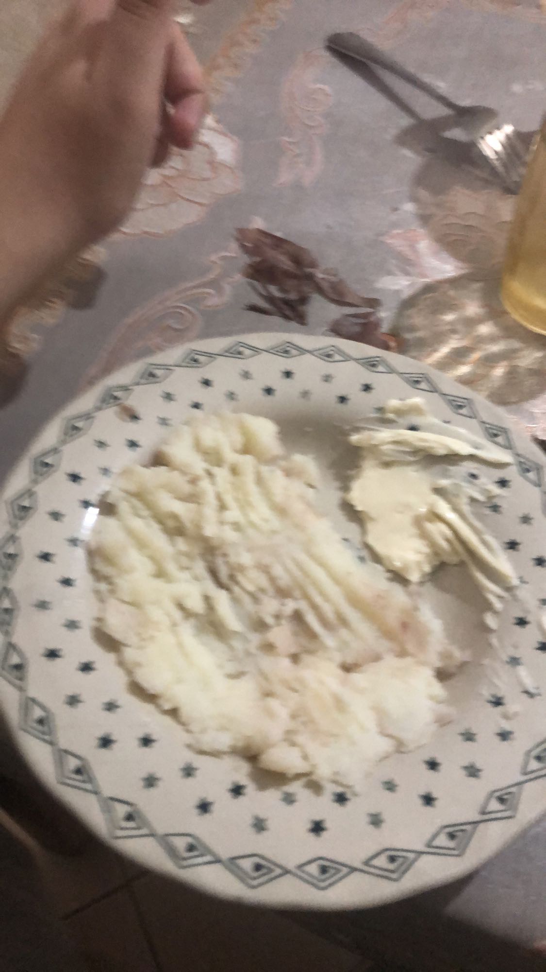 بطاطا مهروسة بالزبدة