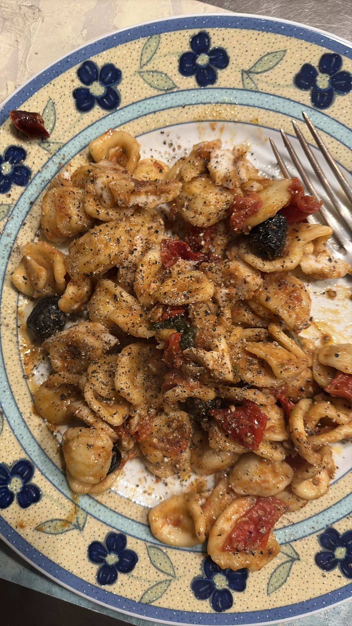 Orecchiette Pasta with Veggies