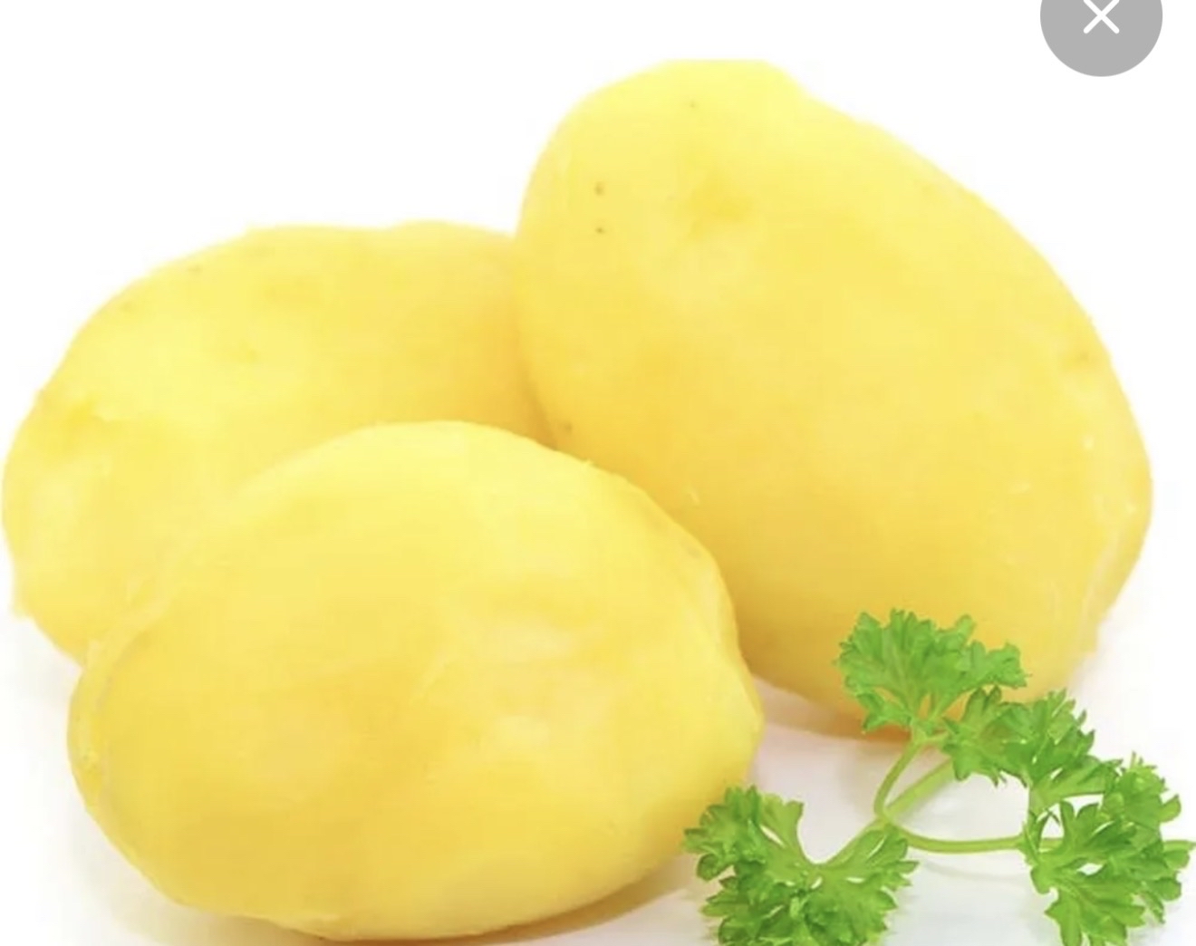 отварной картофель