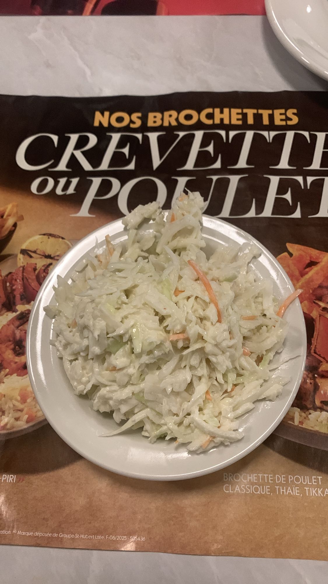 Salade de chou crémeuse