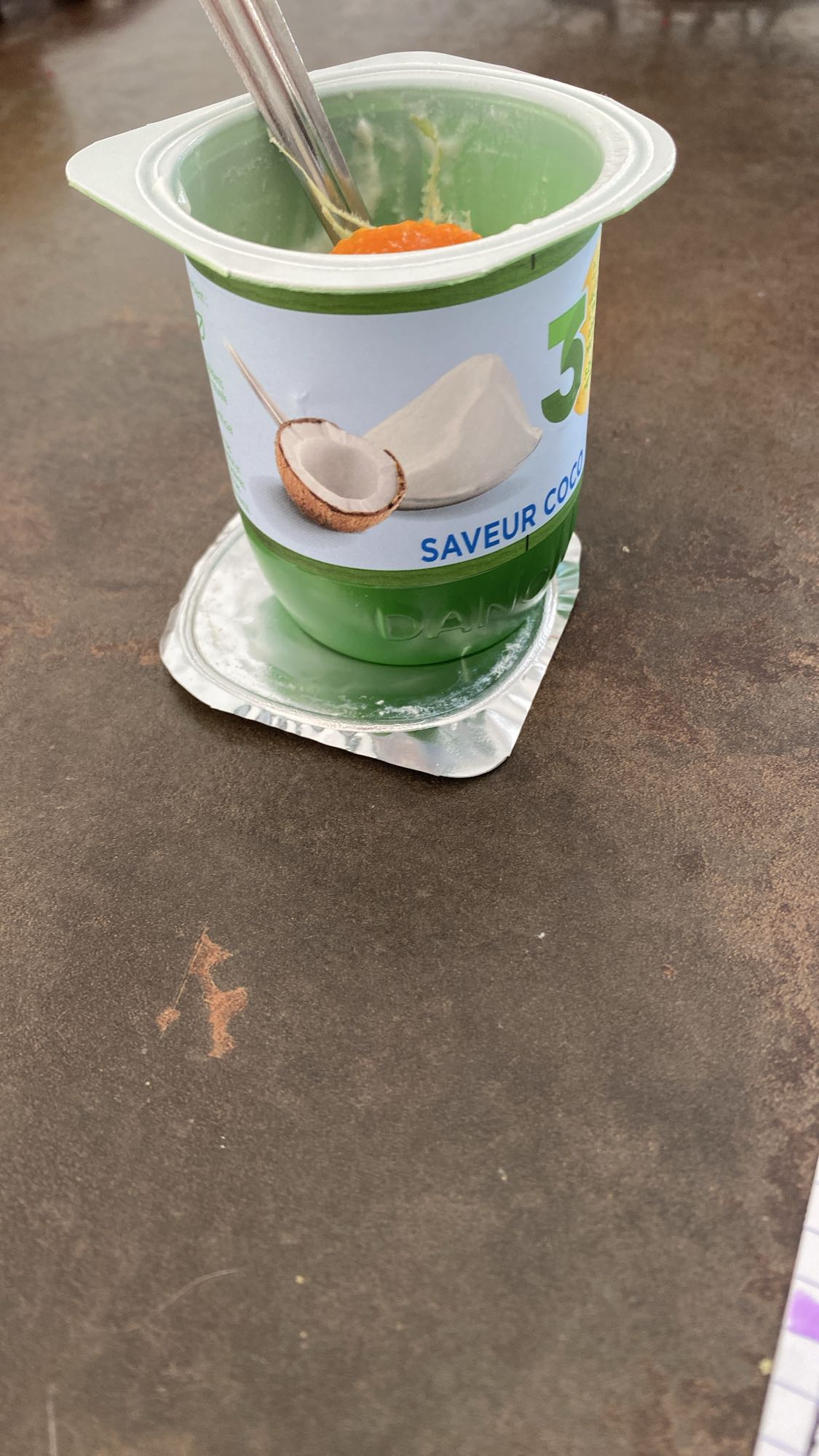 Yaourt coco et fruit