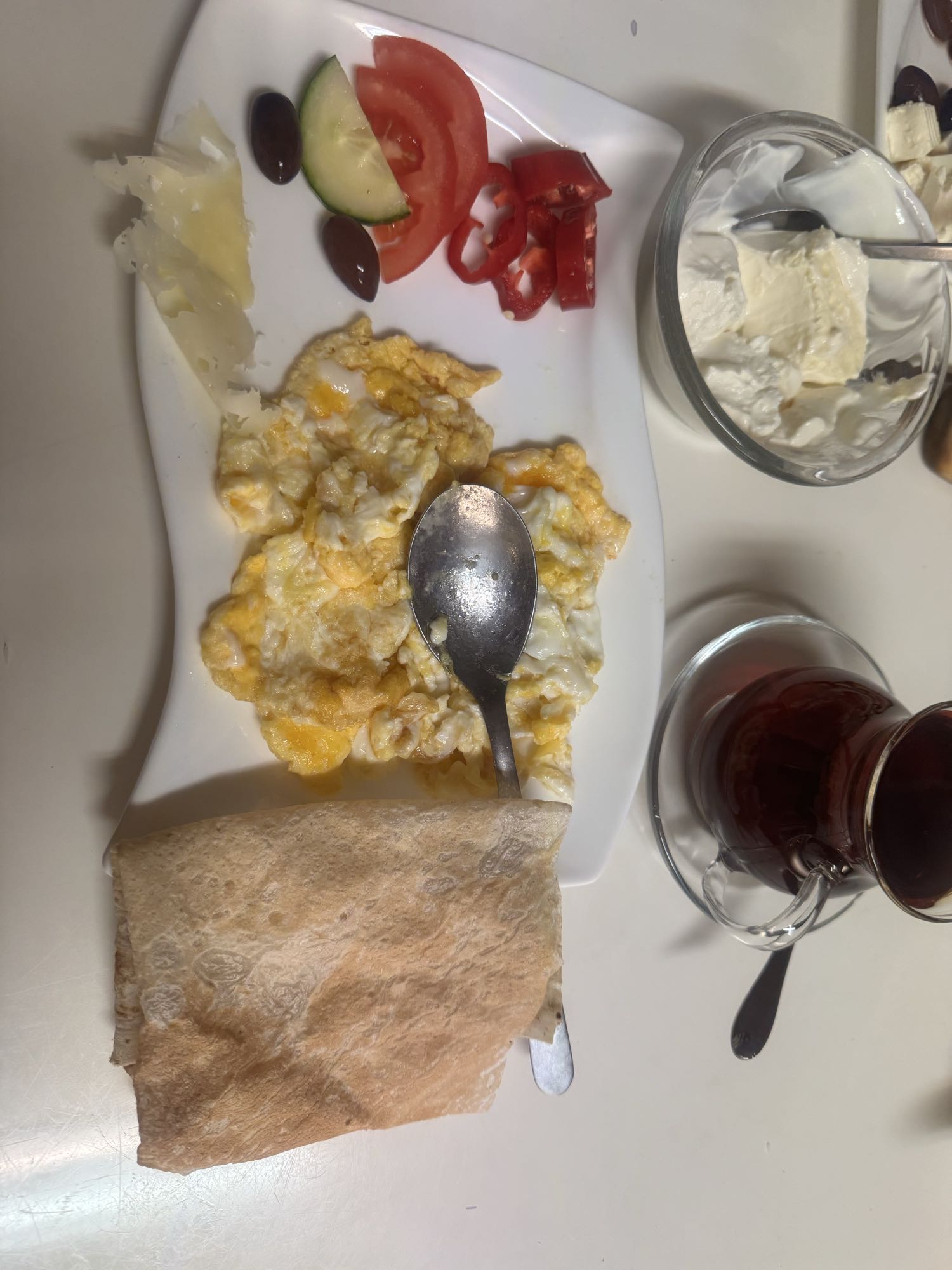 Turkisk frukosttallrik