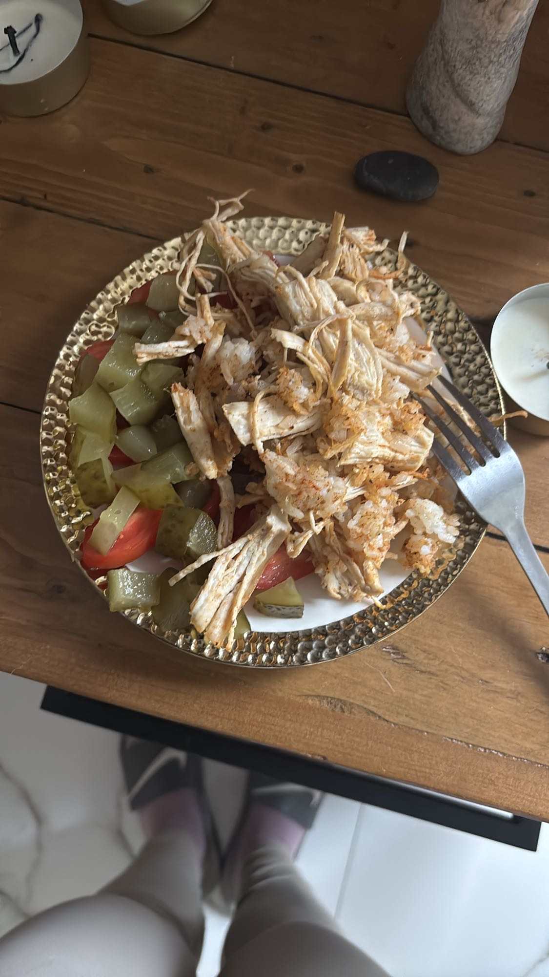 kurczak z ryżem i warzywami