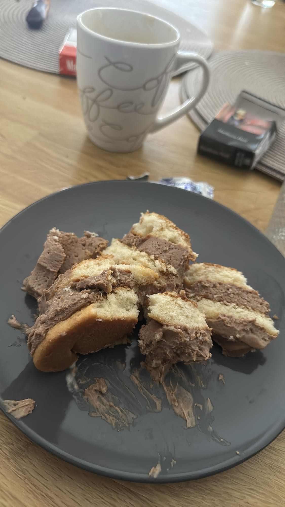 Gâteau à la crème chocolat
