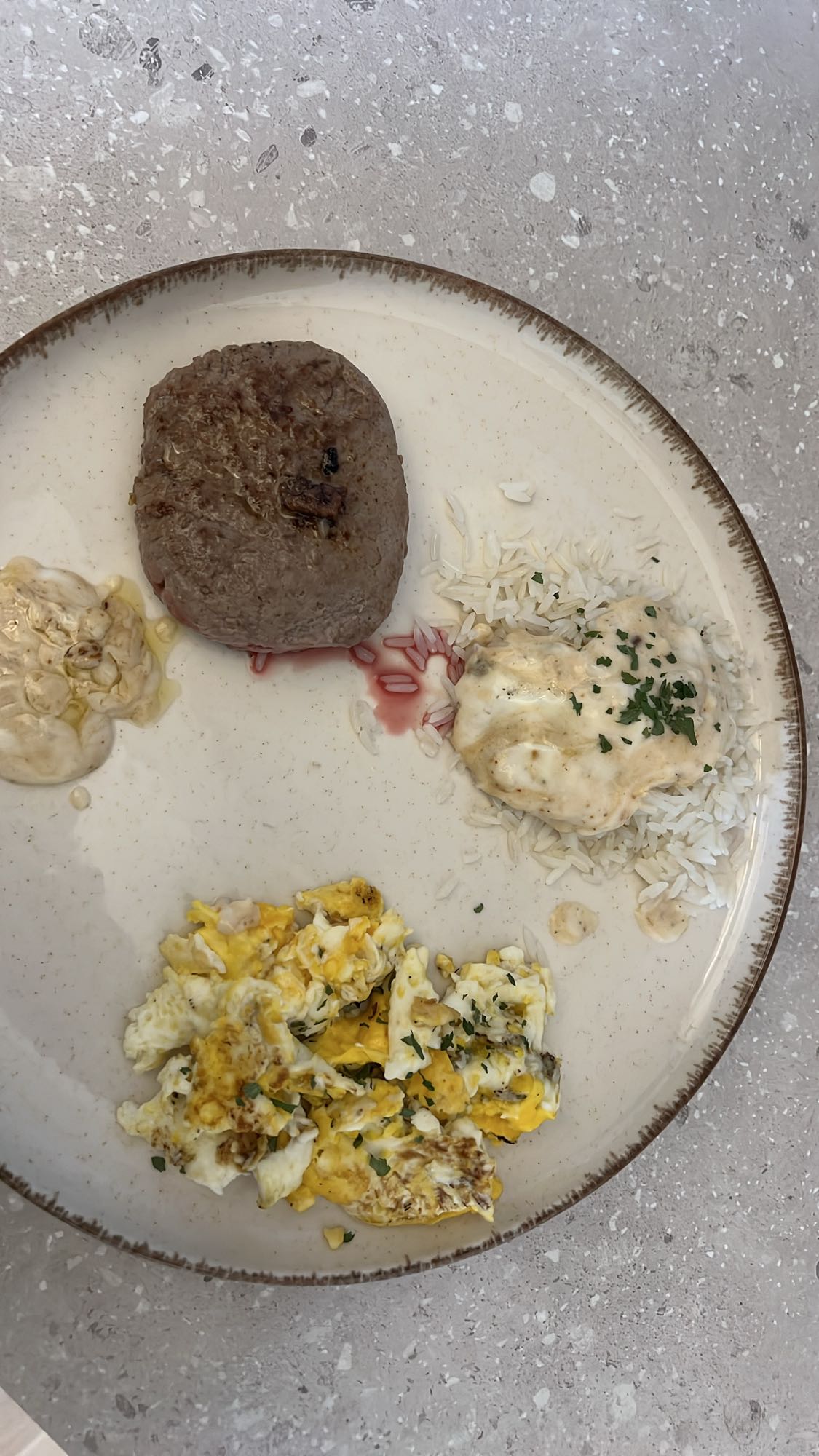 Assiette protéinée mixte