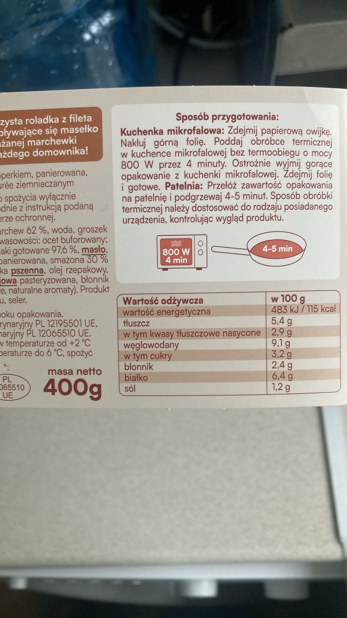 куриная роллада с овощами