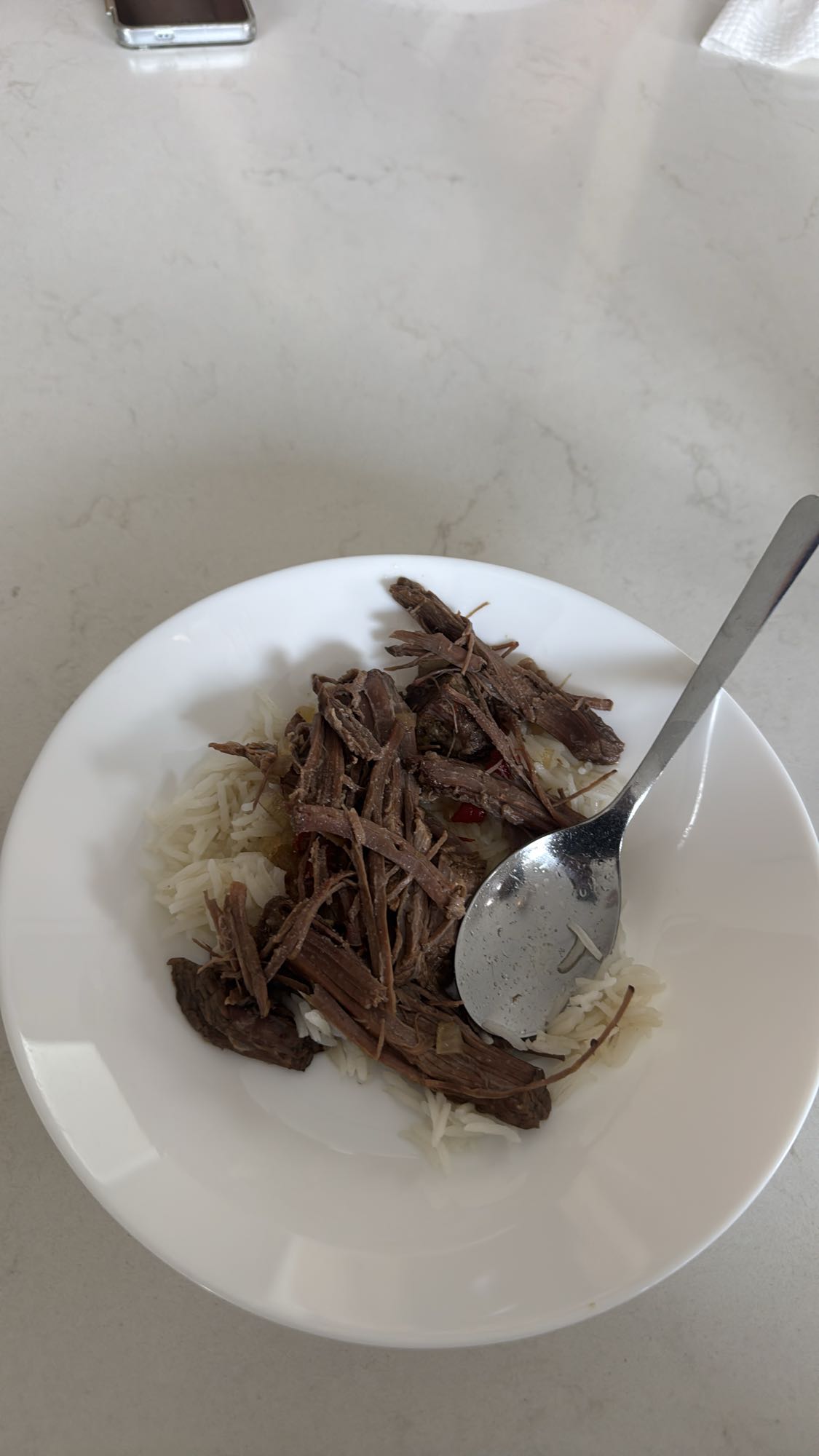 Shredded Beef with Rice