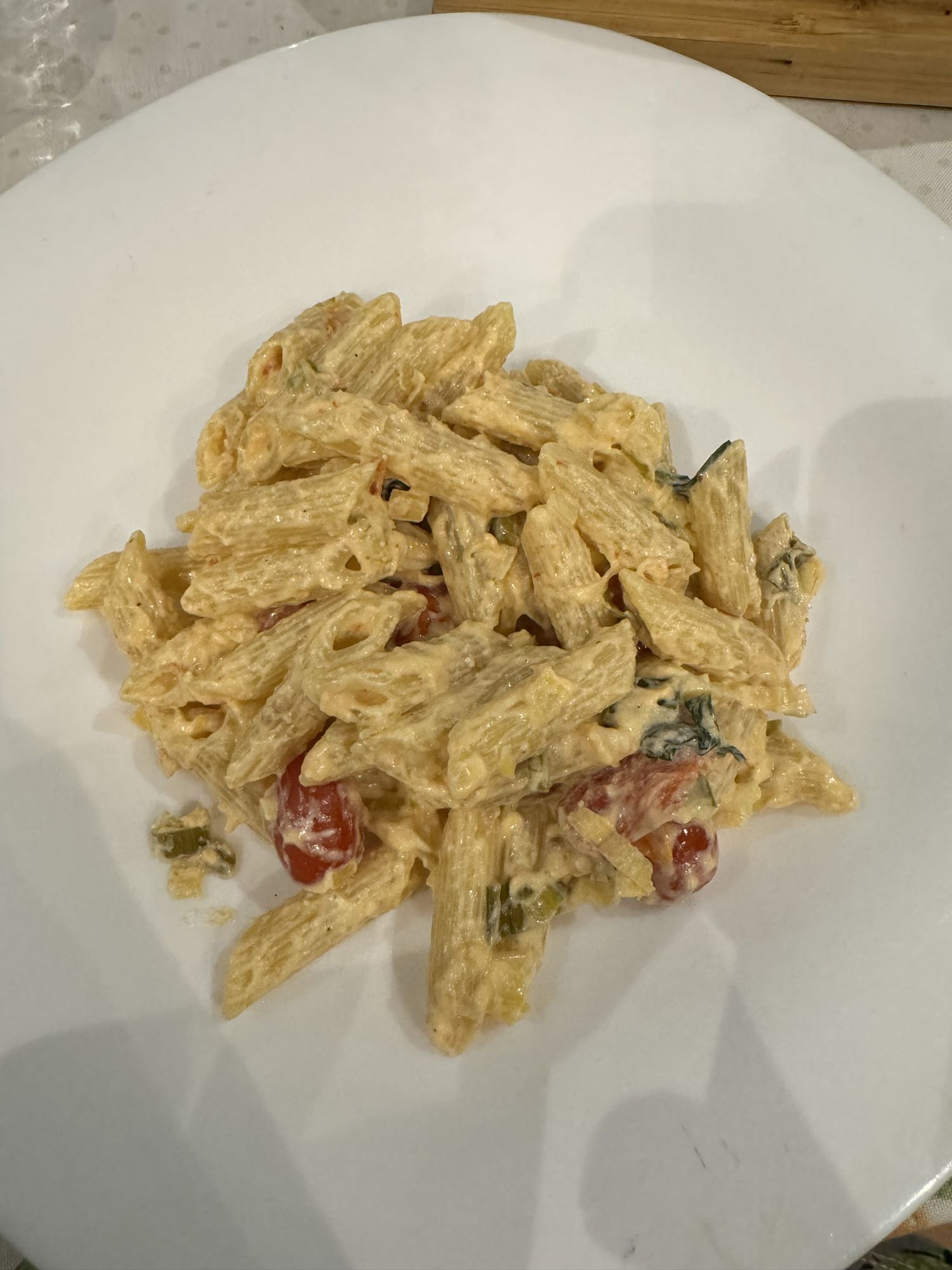 Penne ao molho cremoso