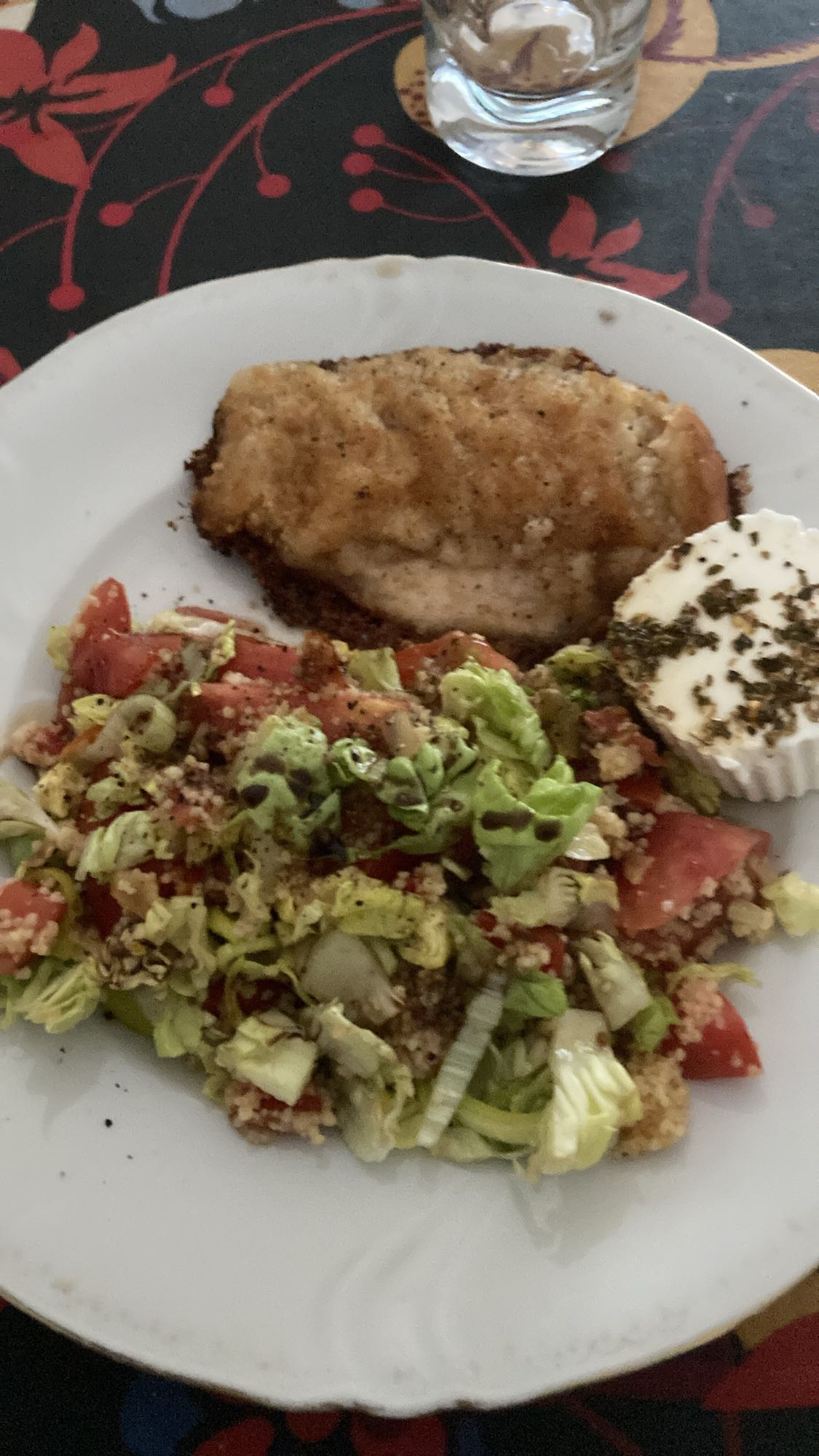 Kyckling med couscoussallad