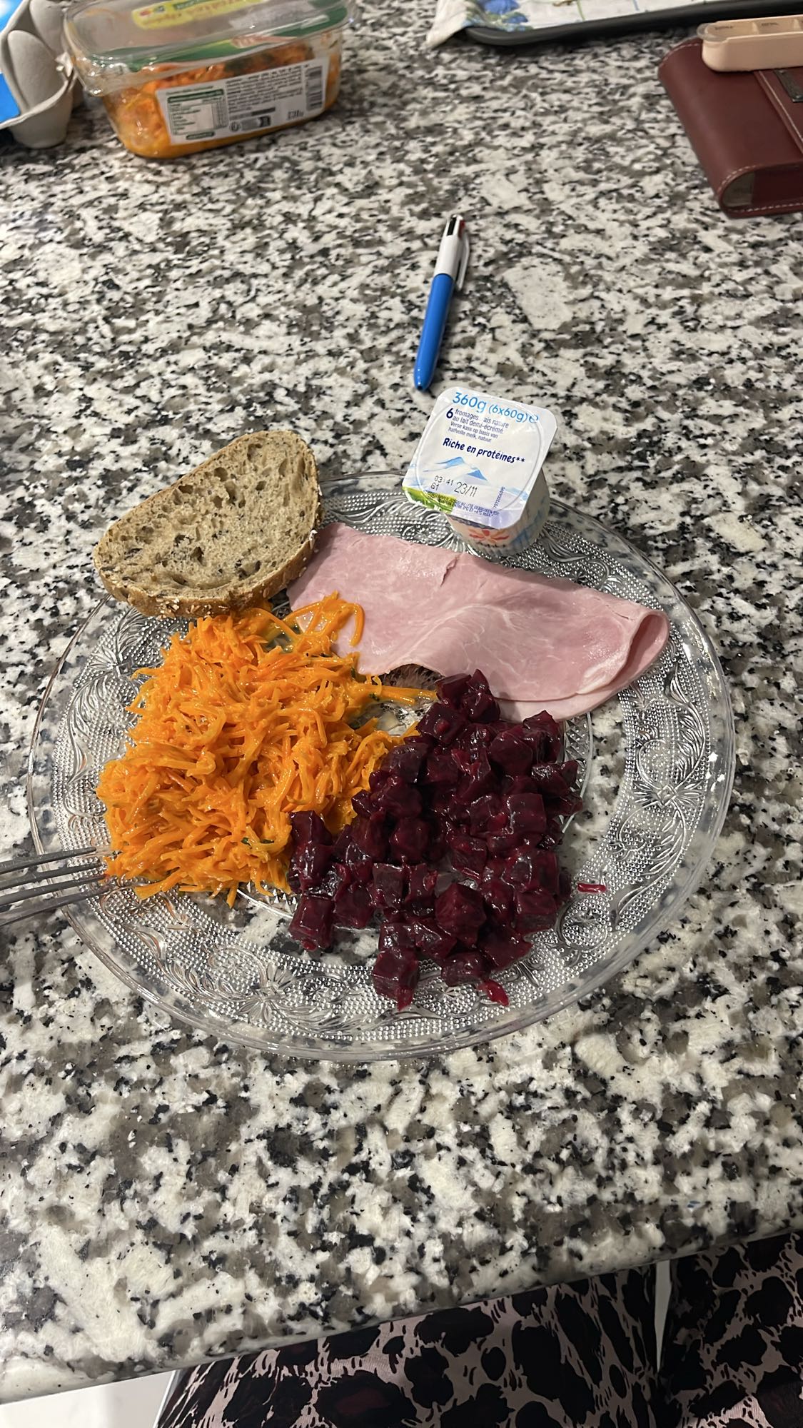 Déjeuner froid équilibré