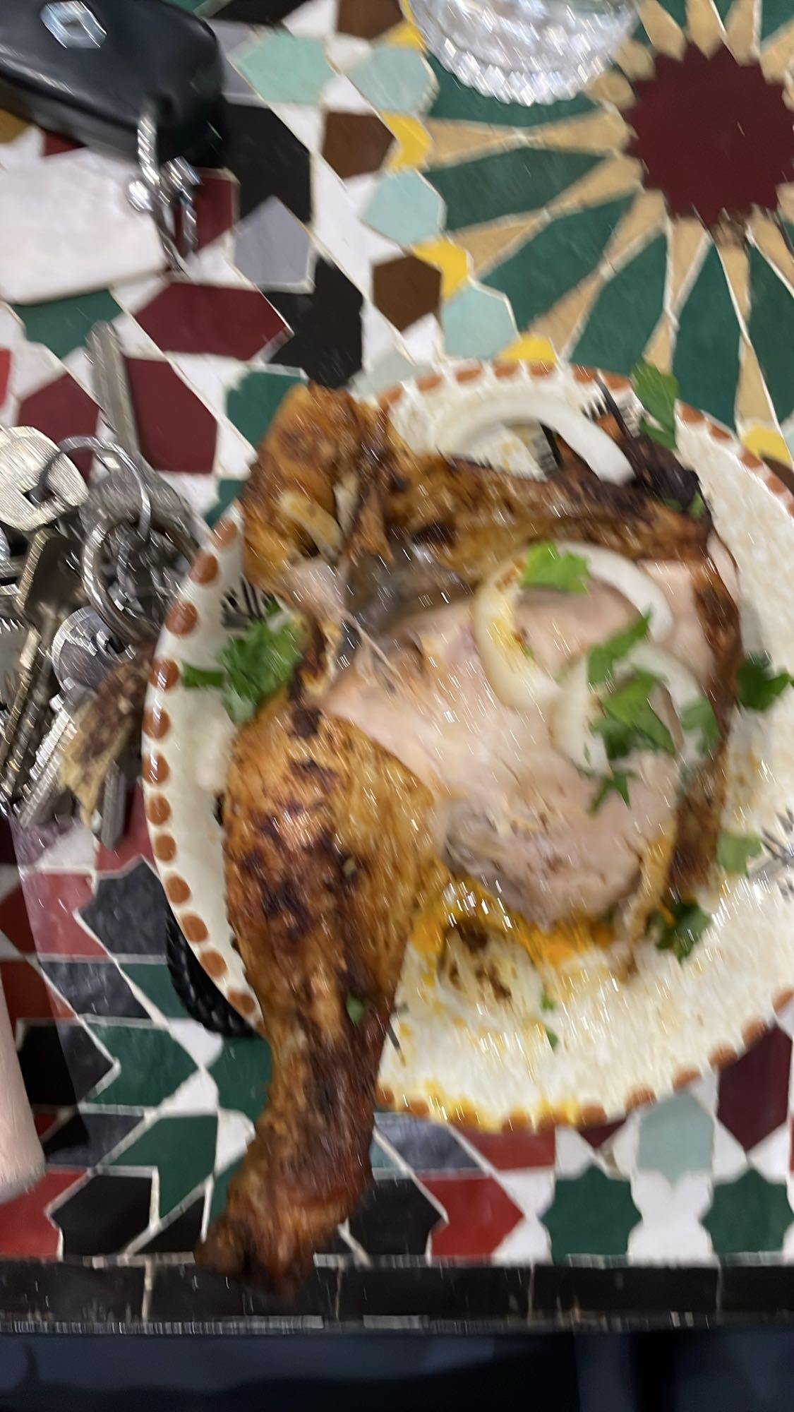 Poulet rôti assaisonné